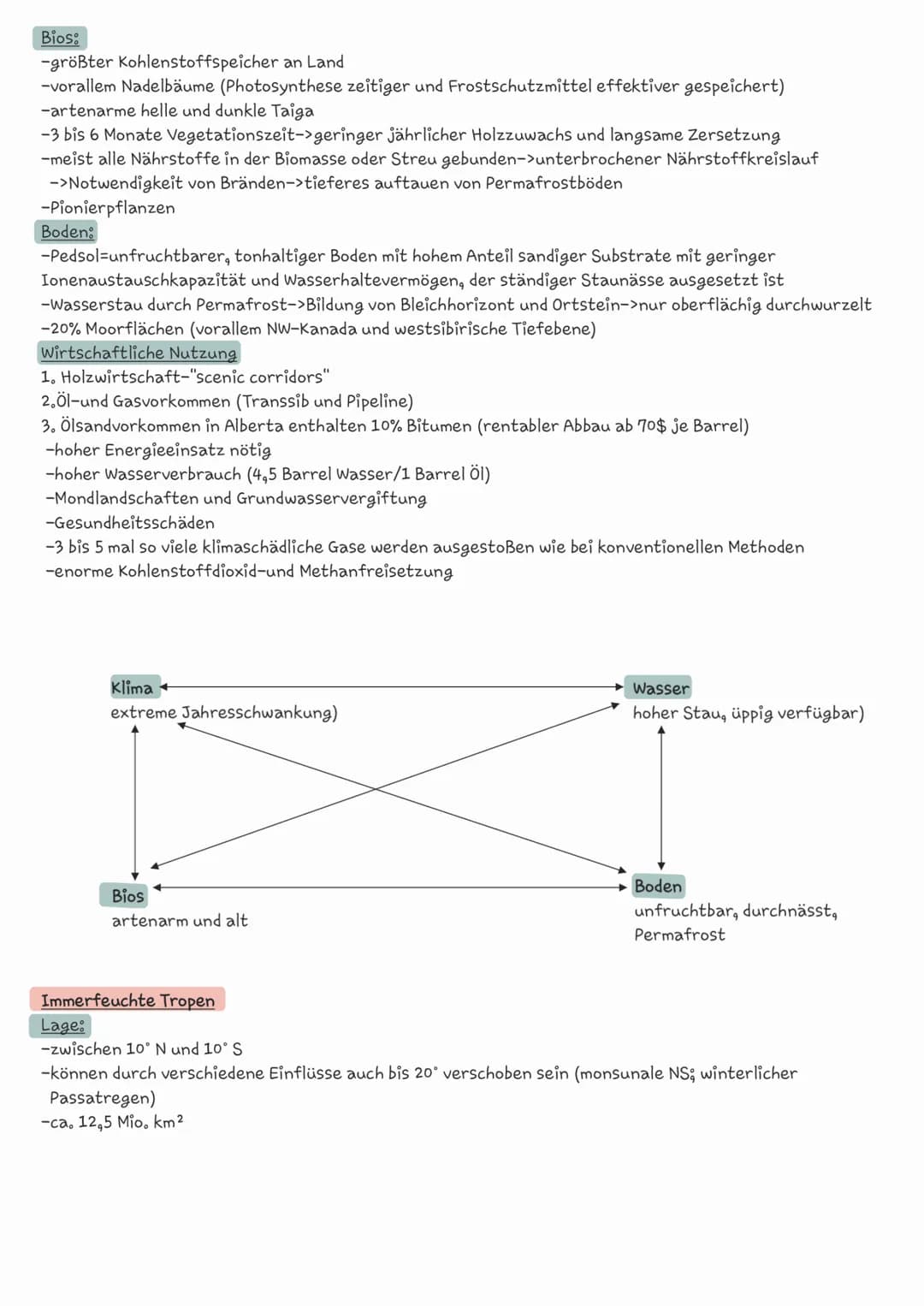 # LB2 Geographische Zonen und ihre Nutzung
Die Lage der Geographischen Zonen spiegelt den Zusammenhang zwischen Klima und Vegetation wider!
