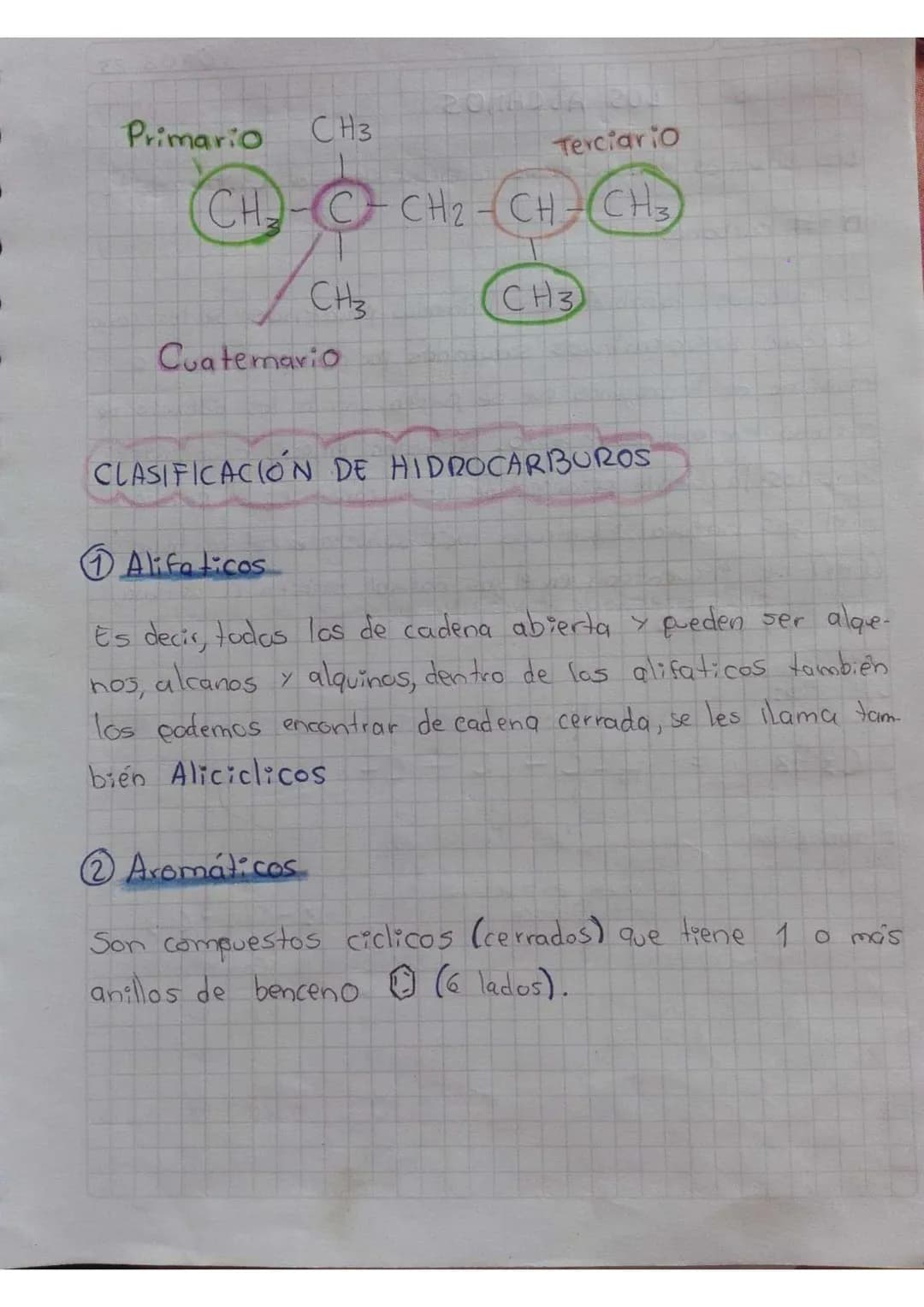 HIDROCARBUROS
Los compuestas orgánicas más sencillas se conocen con el
nombre de hidrocarburos son compuestos que contienen hi-
drógeno y c