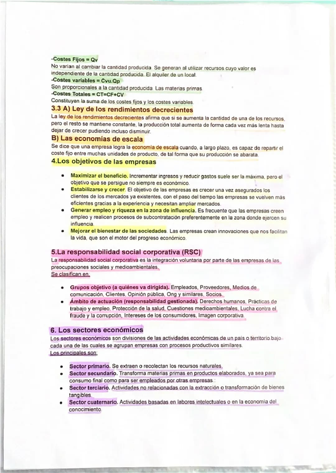 # TEMA 3: LA PRODUCCIÓN
1.La función de producción
La división del trabajo consiste en la fragmentación de una actividad productiva en tar
