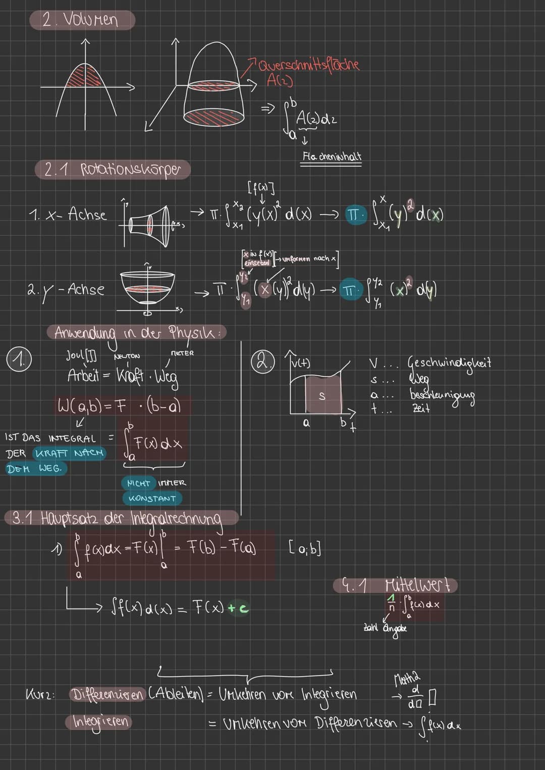 # Mathe
✓ 100
✓
✓ # 1. Grundlagen Integral
ober Granze
$f(x) d(x) \rightarrow 2.b \int_{0}^{3} (x^2-3-x) d(x) =$
Dunter Grenze
# 1.1 St