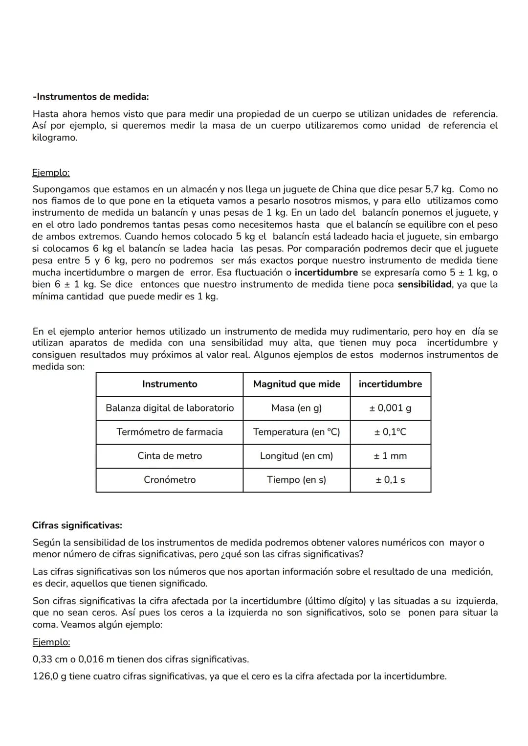 # LA MEDIDA
-¿Qué es medir?
Medir es determinar una propiedad física de un cuerpo por comparación con una unidad establecida que
se toma c