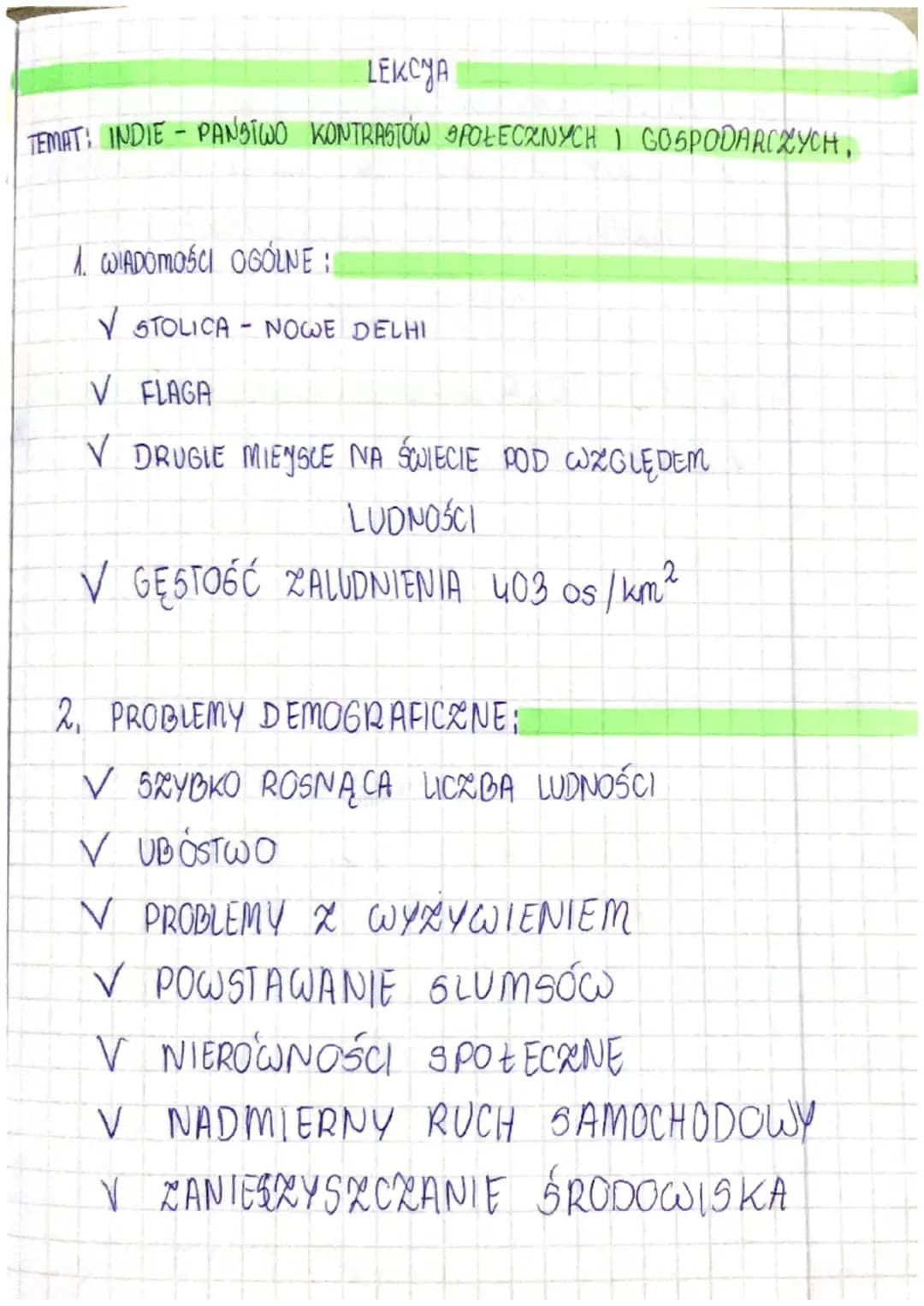LEKCJA
TEMAT: INDIE - PANSIWO KONTRASTÓW SPOŁECZNYCH I GOSPODARCZYCH,
1. WIADOMOŚCI OGÓLNE :
✓ STOLICA NOWE DELHI
✓ FLAGA
✓ DRUGIE MIEJ