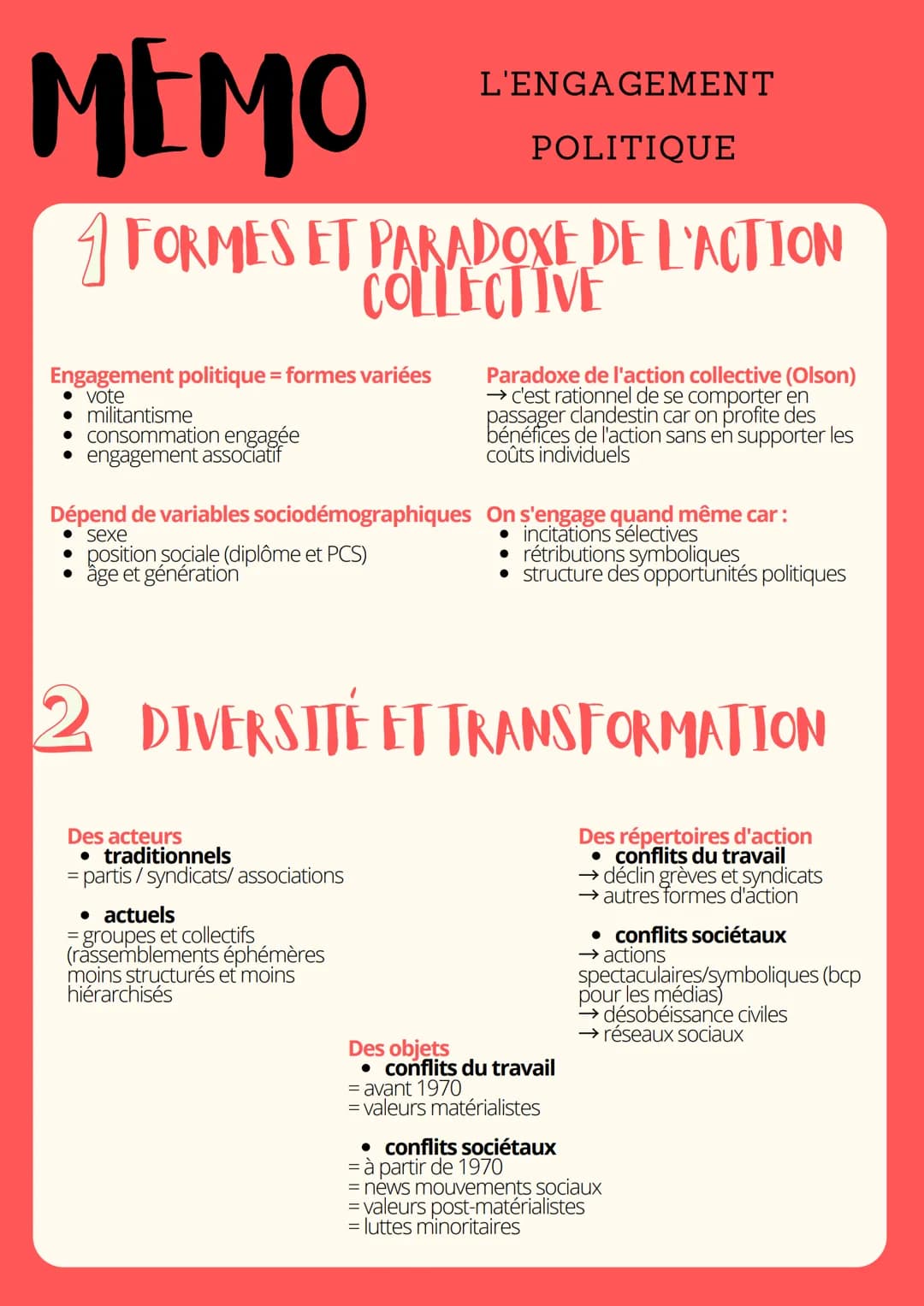 # Comment expliquer
# SOCIOLOGIE
# T'engagement politique
dans les sociétés démocratiques?
OA 1: L'ENGAGEMENT POLITIQUE PREND DES FORMES VA