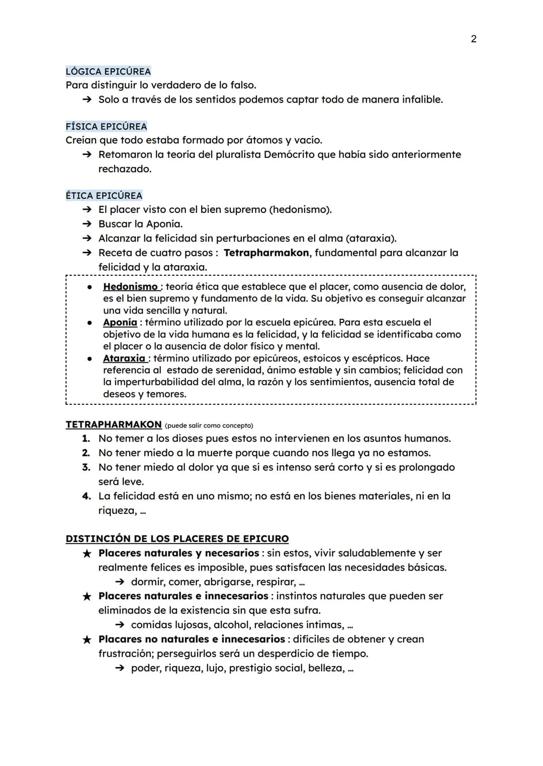 # ESCUELAS HELENÍSTICAS
→ Aparecen con la muerte de Alejandro Magno en el 323 a.C. hasta la conquista
de Macedonia por parte de los romanos