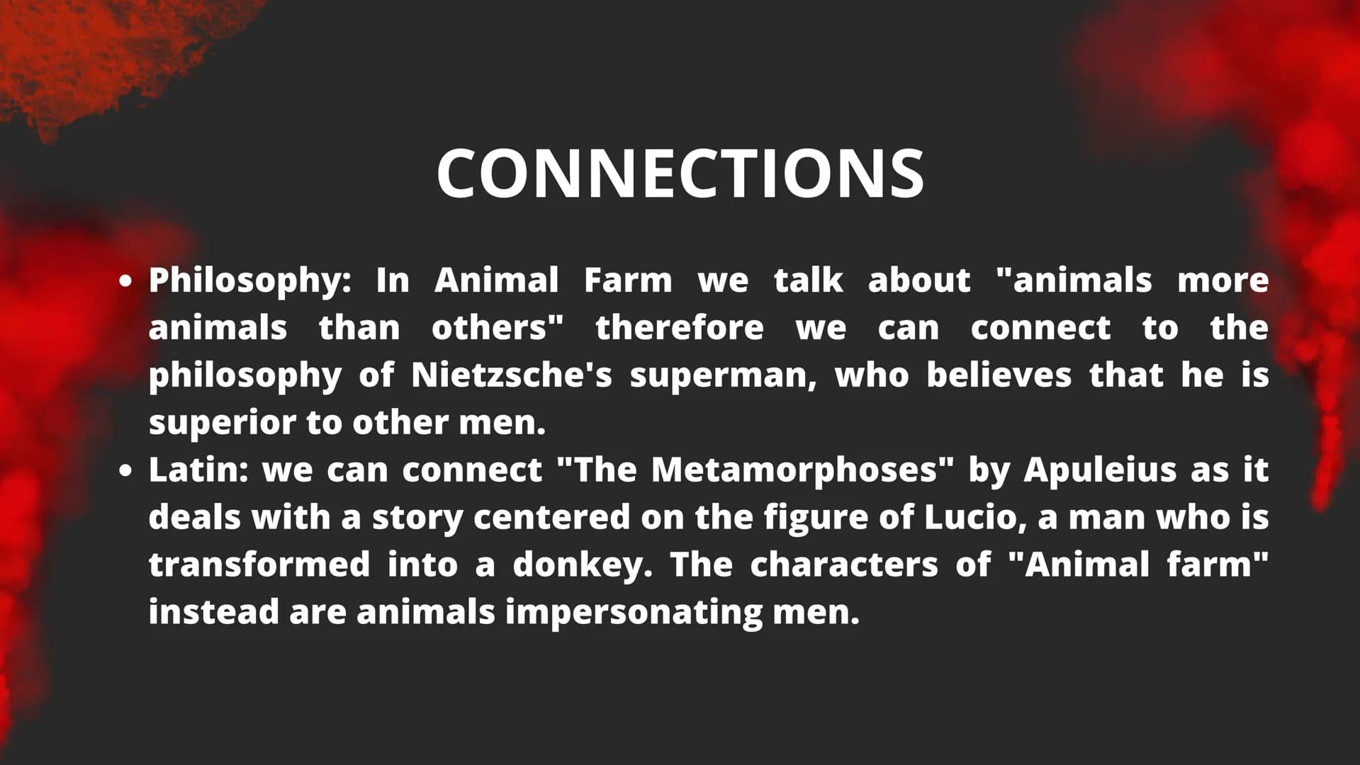 # George
# Orwell and
# Animal Farm # George Orwell
• His real name is Eric Arthur Blair, born in India in 1903
• He was a member of a m