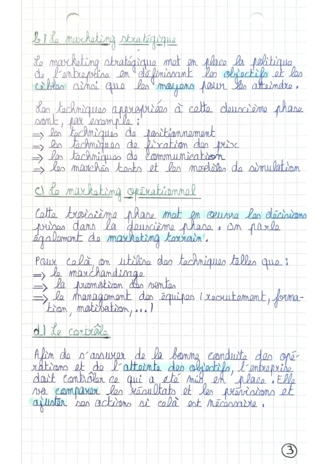 Méthologie de la
damarche mercatique
I- Définition
La démarche mercatique consiste à partir de l'ama-
lyse des attentes de consommateurs,