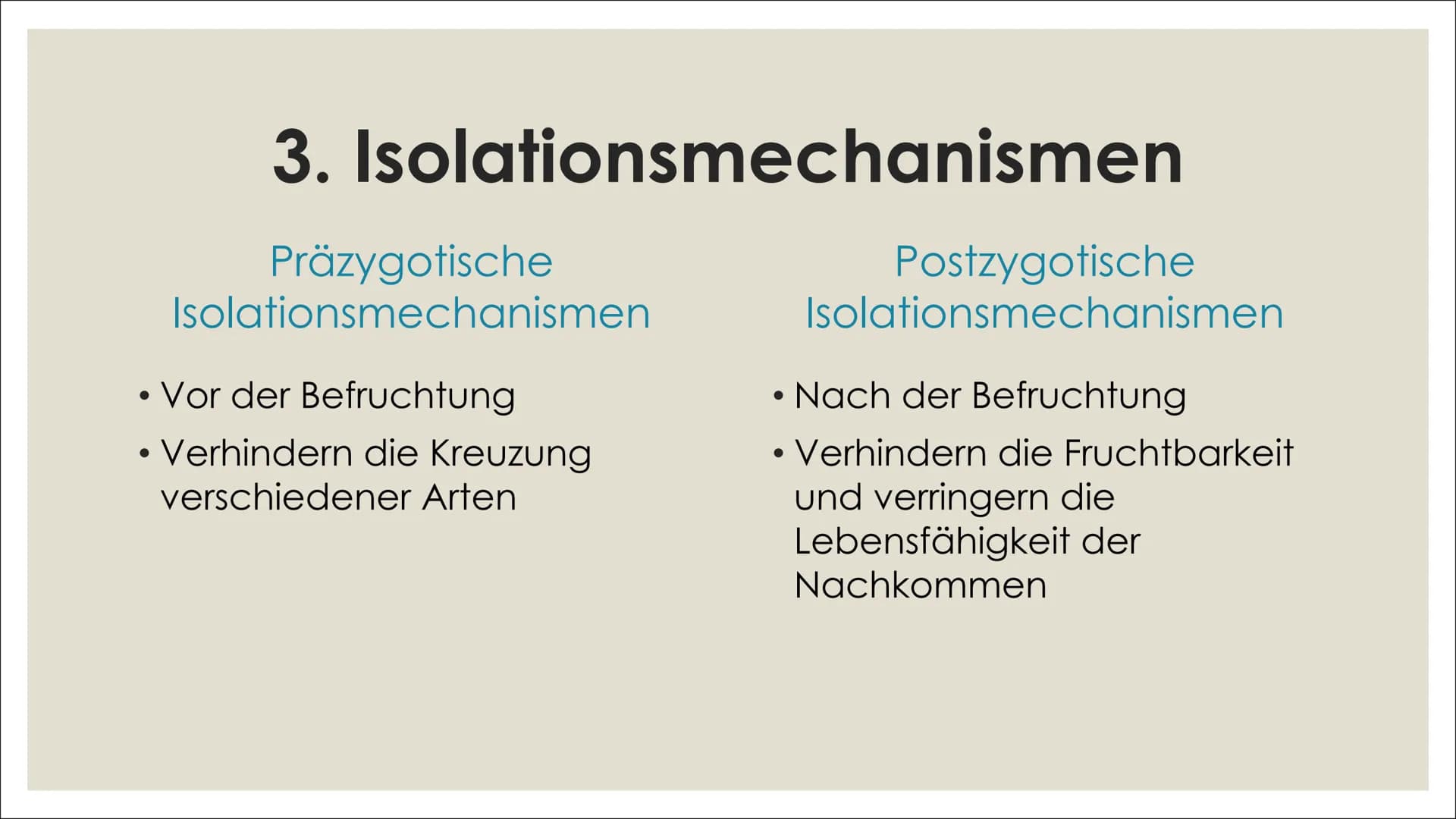 # ARTBILDUNG UND
# ISOLATIONSMECHANISMEN Inhalt
1. Definitionen
2. Artbildung
1. Artkonzepte
2. Formen der Artbildung
4. Quellenver