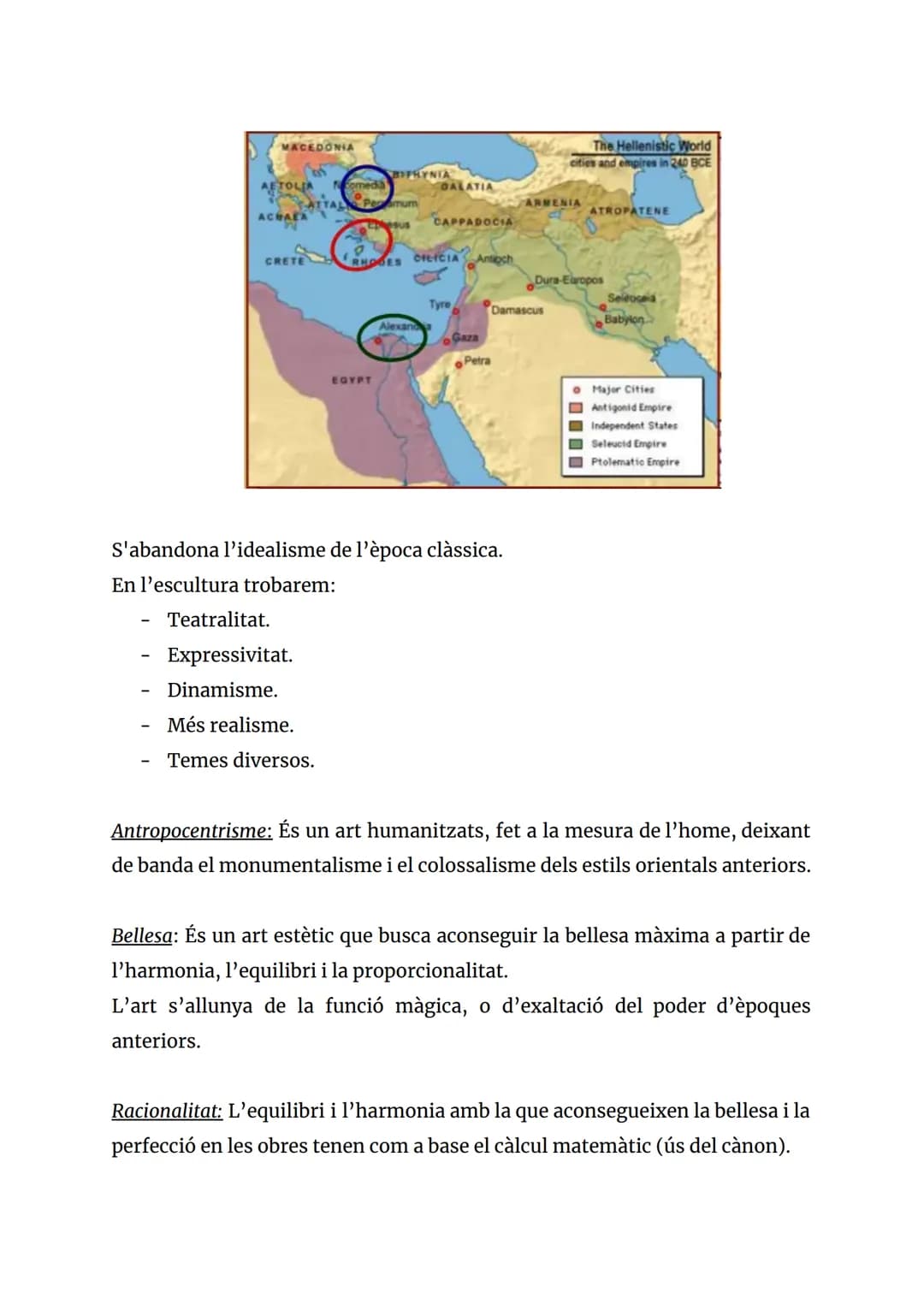 # CARACTERÍSTIQUES GENERALS DE L'ART GREC
- Bellesa
- Harmonia
- Equilibri
- Proporció
- Perfecció
- Racionalitat
- Antropocentrisme
"L'ho