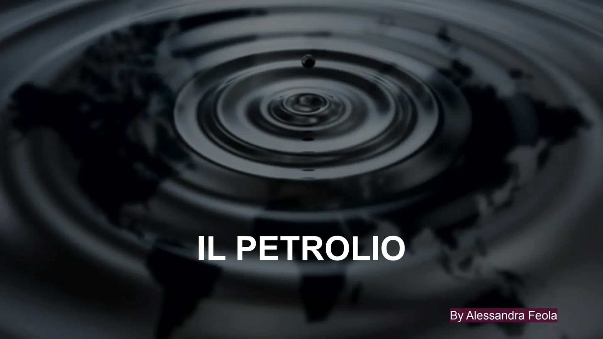 # IL PETROLIO
By Alessandra Feola # INDICE
* CHE COS'È IL PETROLIO
* LE MATERIE FOSSILI
* COME SI FORMA IL PETROLIO
* POZZI PETROL