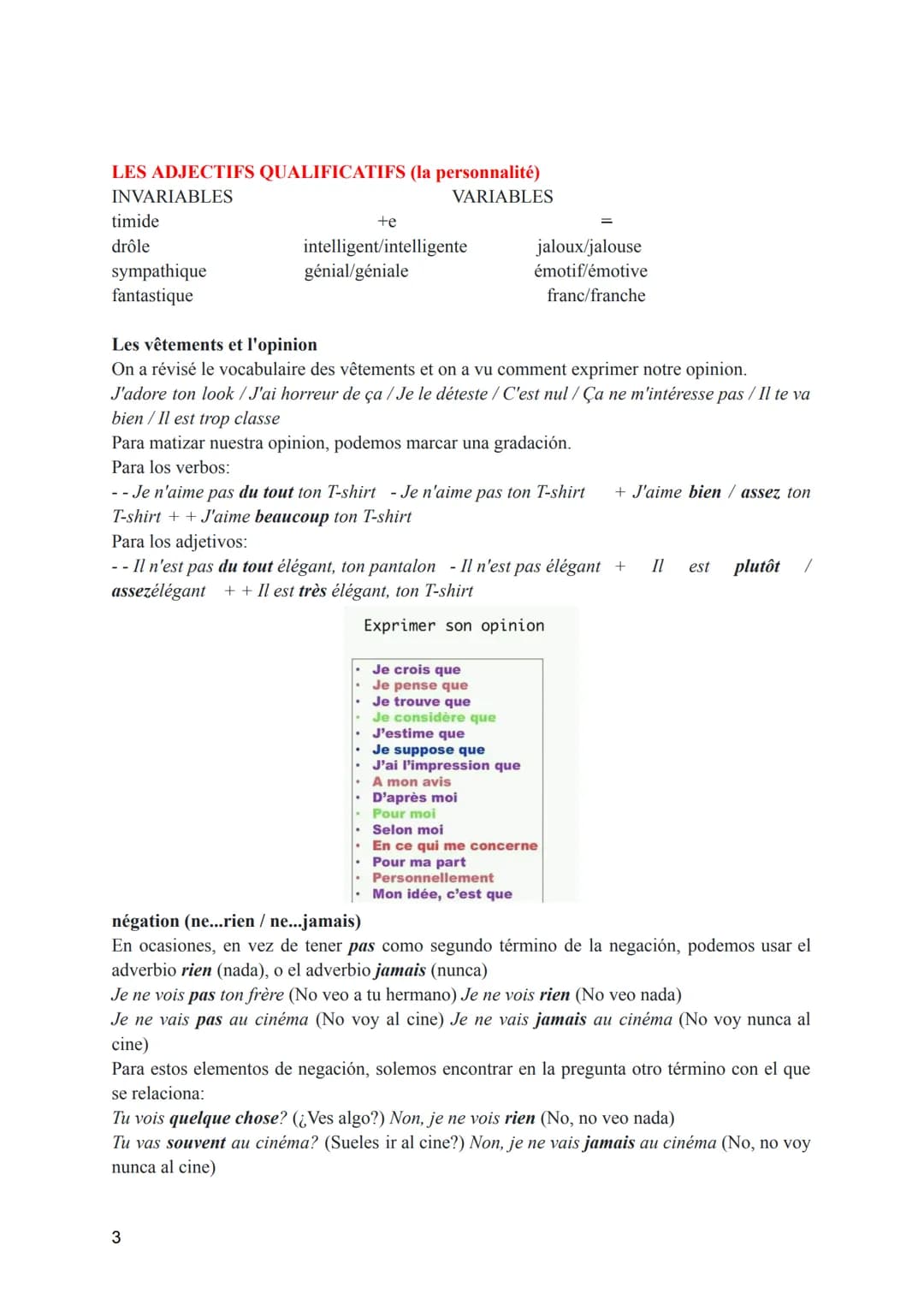 # L'interrogation
L'interrogation totale (a que se responde con Oui / Non)
1) SUJET VERBE...? Vous parlez français?
2) Est-ce que SUJET V