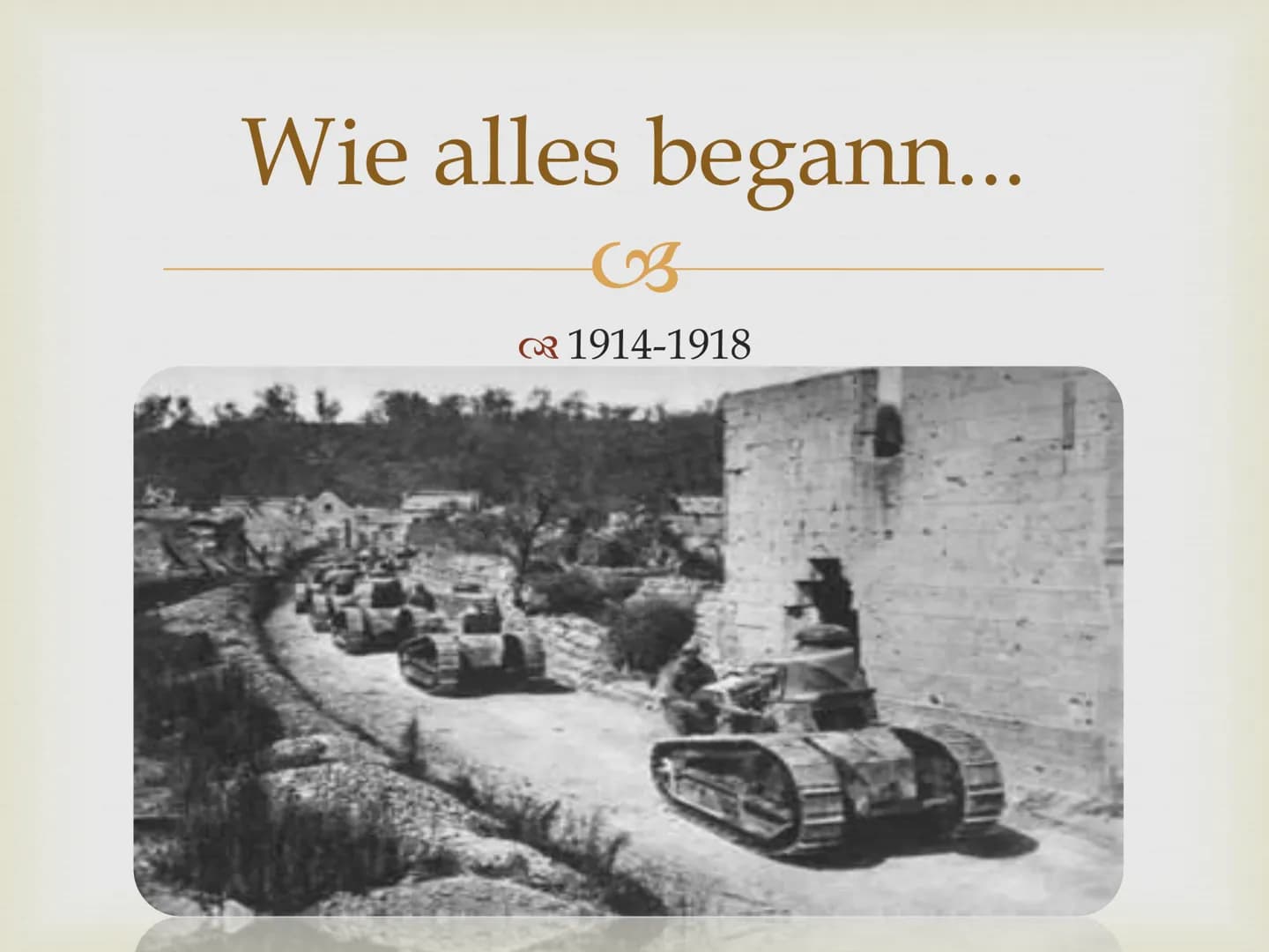 # 1. Weltkrieg Ablauf
OB
➤ Europa in 1900
➤ Verbündungen
➤ Wie alles begann...
➤ Gewinner/Verlierer
➤ Folgen
➤ Vor dem Krieg & nach dem Kri