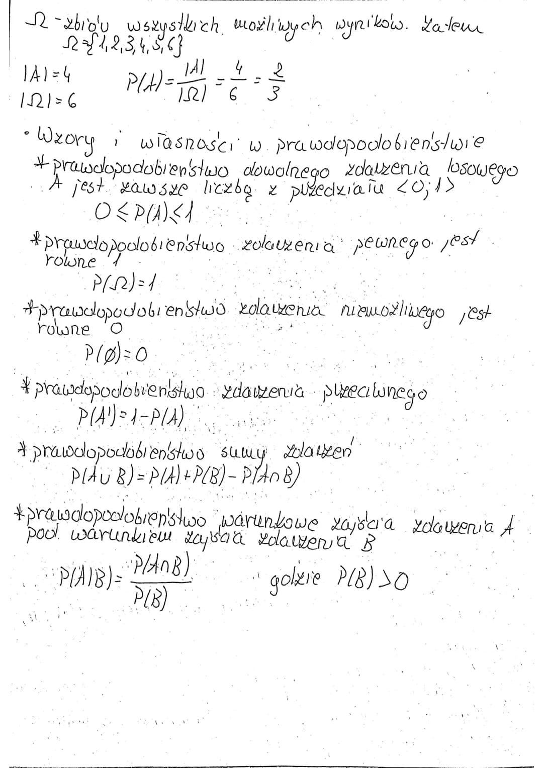 # Prawdopodobieństwo
Puzykiad. 1
Jaka jest szansa, że dzisiaj jest środa?
- mamy I mozliwości, czyli prawdopodobieństwo
wynosi .
- Żeby ob