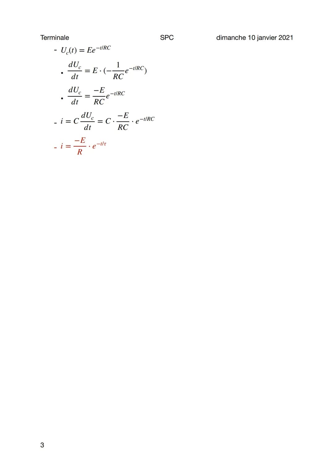 <h2>Équation Différentielle Linéaire d'Ordre 1 avec Second Membre</h2>
<p>L'équation différentielle du 1er ordre et homogène est donnée par