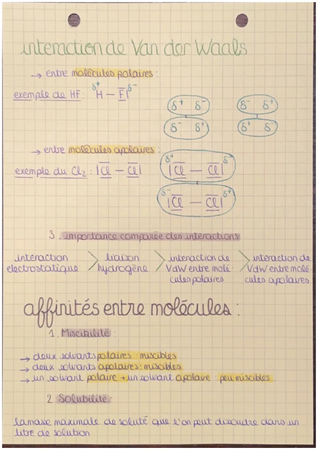 # chapitre 9.
propriétés des molécules.
cohésion dans un solide:
1. dans un solide ionique
interaction électrostatique:
→interaction en