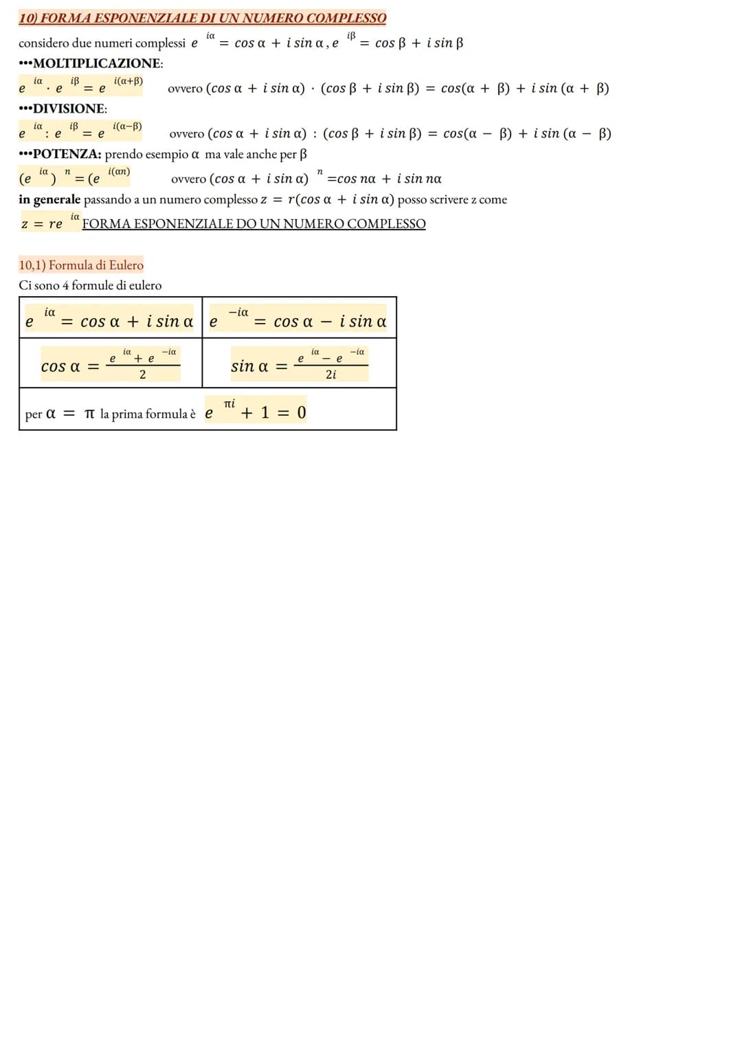 # 1) NUMERI COMPLESSI
-Definizione: Chiamiamo numero complesso ogni coppia ordinata (a; b) di numeri reali, è un qualsiasi elemento dell'in