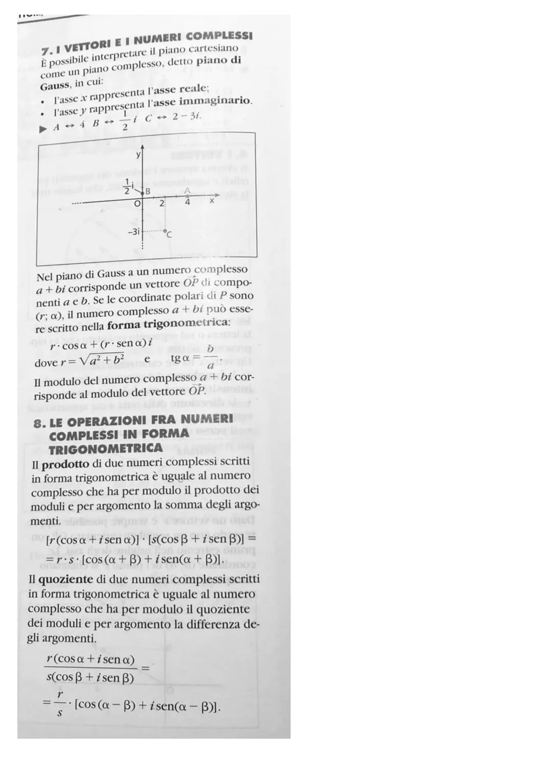 # 1) NUMERI COMPLESSI
-Definizione: Chiamiamo numero complesso ogni coppia ordinata (a; b) di numeri reali, è un qualsiasi elemento dell'in
