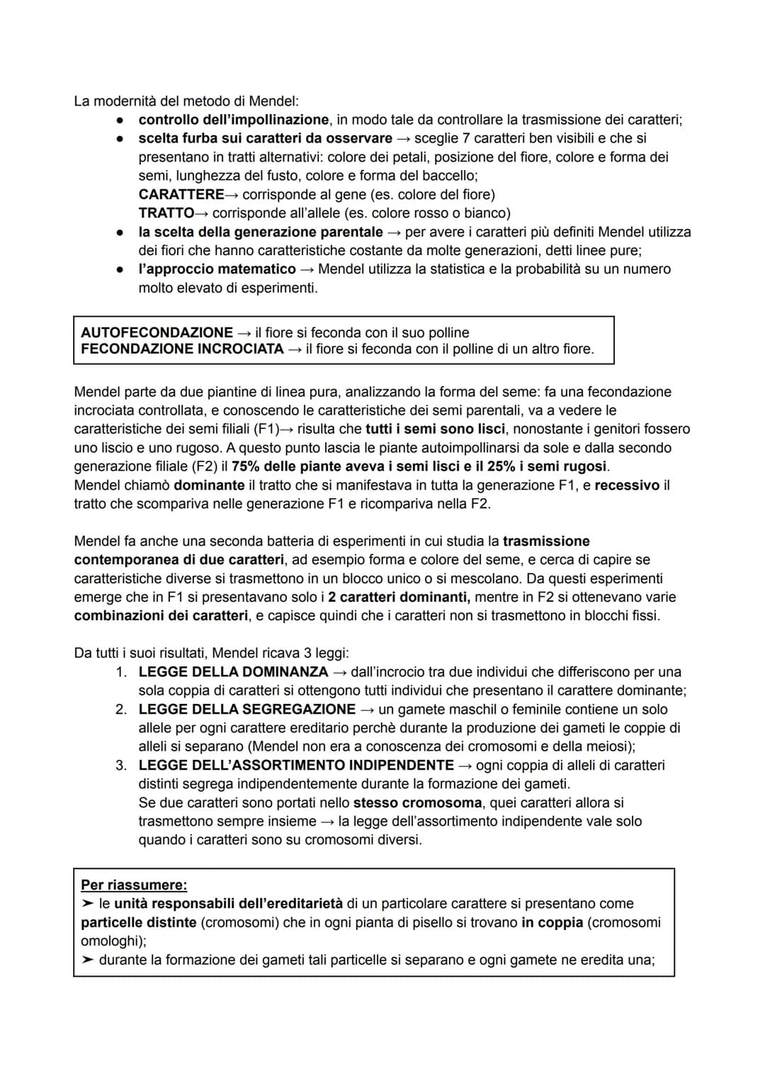 # La genetica e Mendel
La genetica si occupa di studiare la trasmissione dei caratteri da una generazione a un'altra, e di
tutto ciò che ha