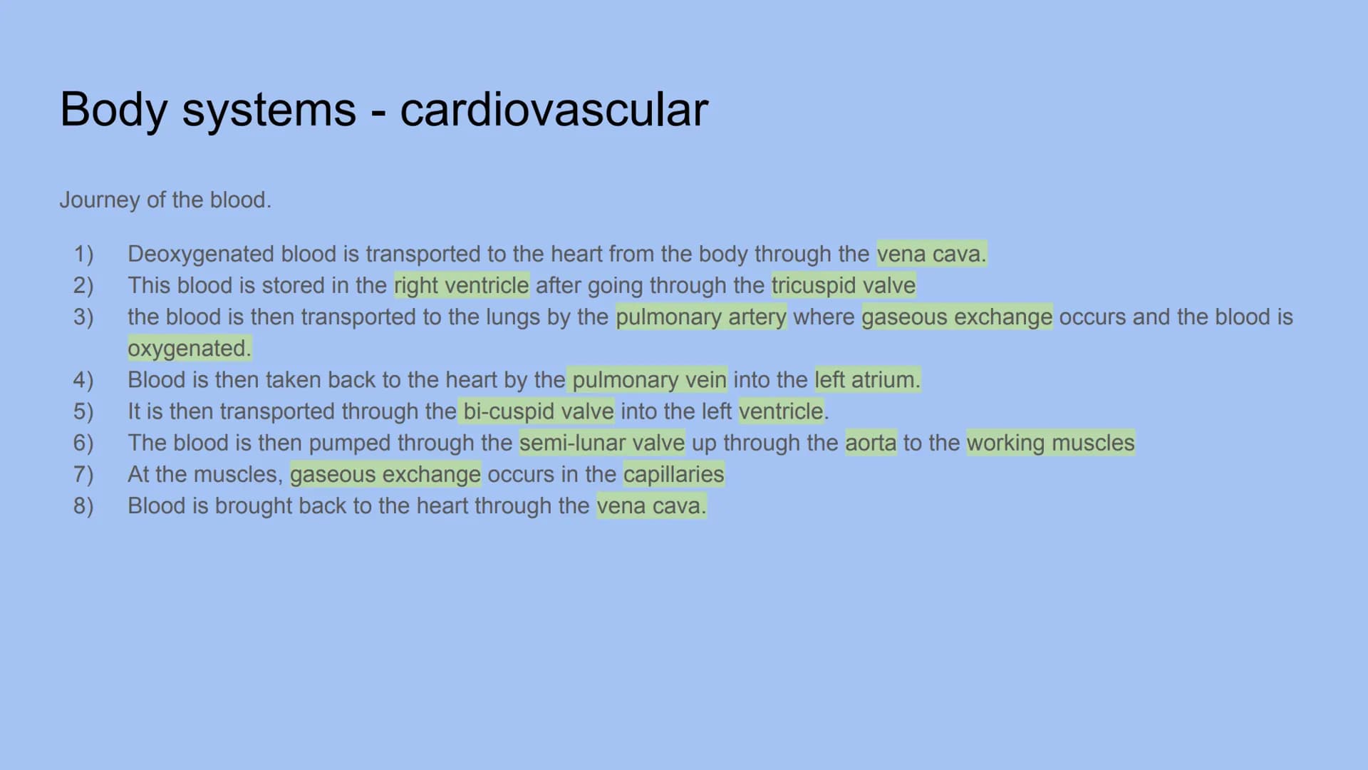 Body Systems- respiratory and cardiovascular # Body systems - respiratory
The respiratory system.
- Functions - take oxygen into the body