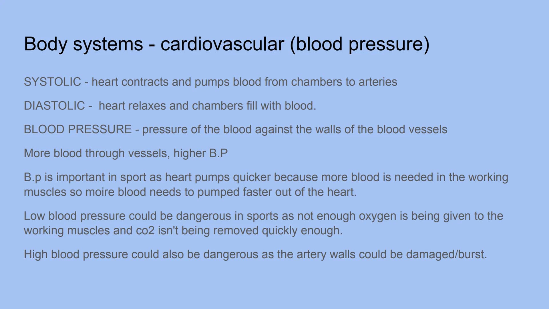 Body Systems- respiratory and cardiovascular # Body systems - respiratory
The respiratory system.
- Functions - take oxygen into the body