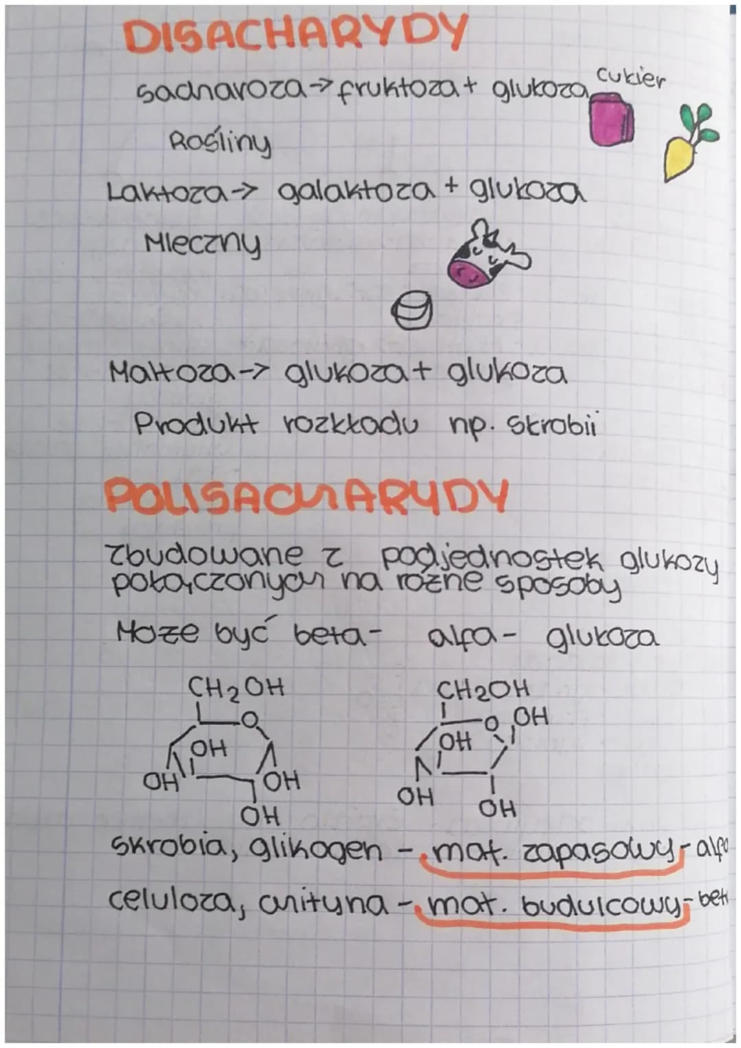# Cukry
CH2OH
H
-sacharydy K
OH
węglowy tańc. + grupa OH + gr. aldehyd/keton
ewdzarje
MONOSACHARYDY
OLIGOSACHARYDY
POLISACHARYDY
* Maj