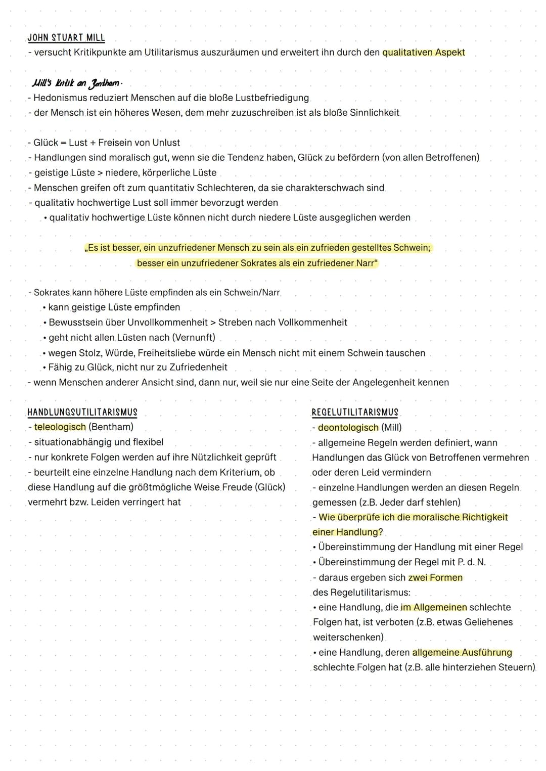 # UTILITARISMUS
"Moralisch richtig ist die Handlung, deren Folgen nützlich sind für das Wohlergehen aller Betroffenen."
- Folgenprinzip: H