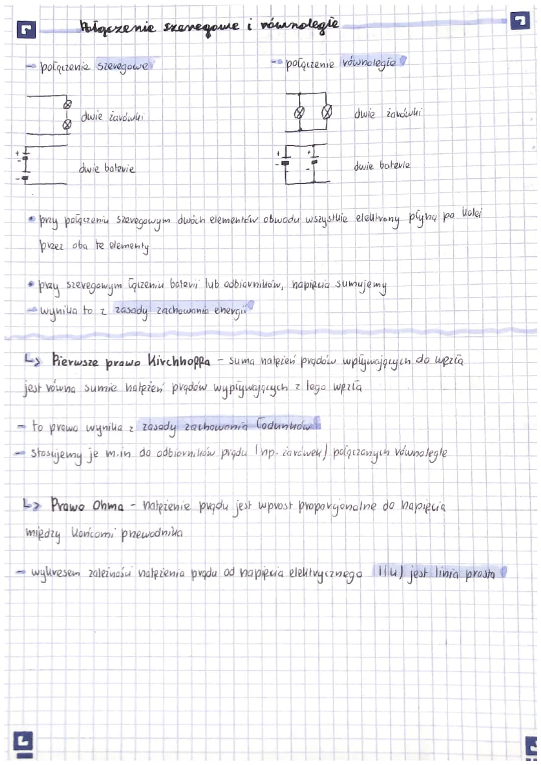 # Prad elektryczny
> Prad elektrycany-uperçoliowany przepływ Cadunków
* w metalach - prepiyw elektronów
* w voitworach - preplyu jonó