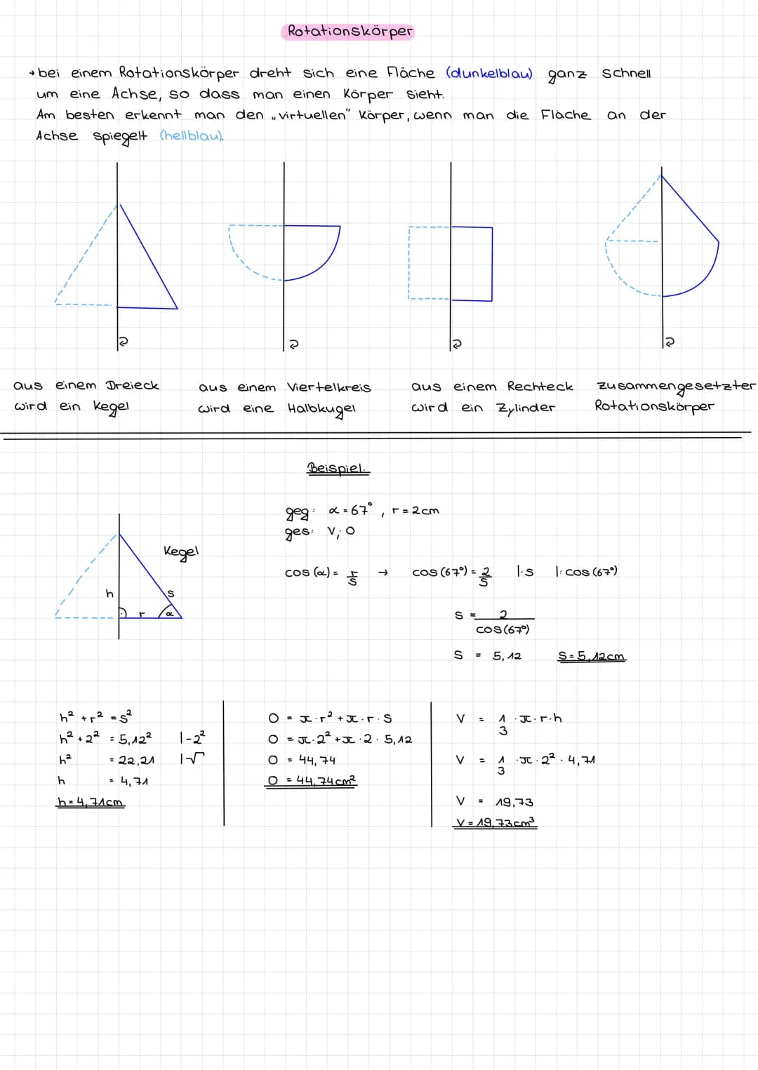 Normal
Würfel
→ V = a · a · a = $a^3$
→ O = 6 · $a^2$
Quader:
→ V = a · b · c
→ O = 2 · a · b + 2 · b · c + 2 · c · a
Prisma:
Formelsamml
