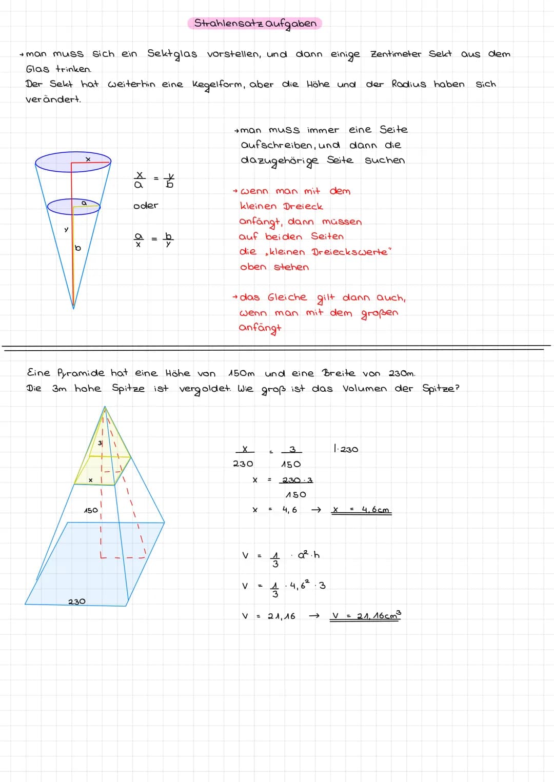 Normal
Würfel
→ V = a · a · a = $a^3$
→ O = 6 · $a^2$
Quader:
→ V = a · b · c
→ O = 2 · a · b + 2 · b · c + 2 · c · a
Prisma:
Formelsamml