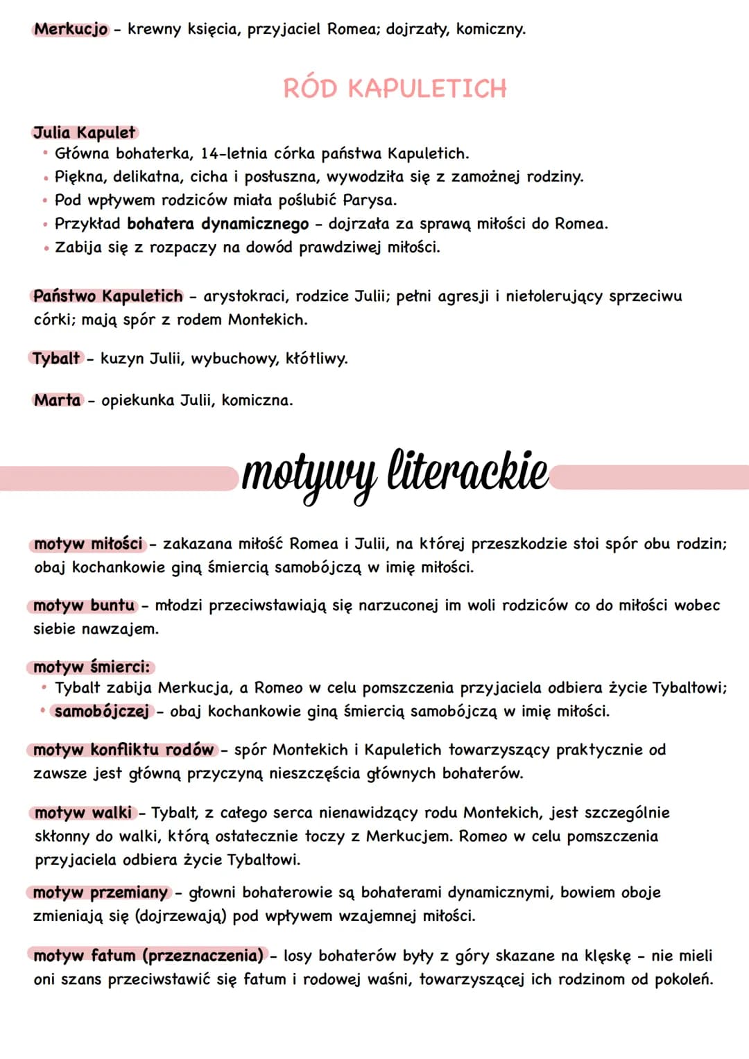 # Romeo i Julia
gatunek
William Szekspir
„Romeo i Julia" to tragedia. Utwór jest przykładem dramatu szekspirowskiego
(elżbietańskiego).