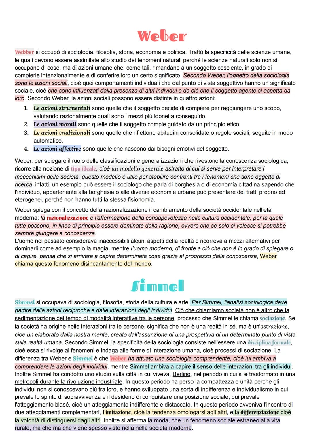 # Weber
Webber si occupò di sociologia, filosofia, storia, economia e politica. Trattò la specificità delle scienze umane,
le quali devono
