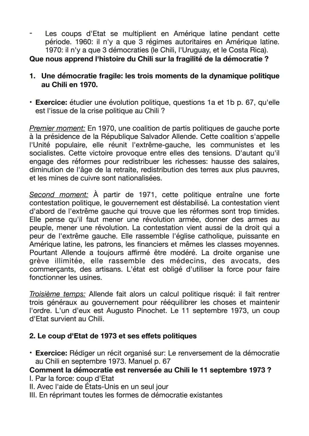 # CHAPITRE III: COMPRENDRE UN RÉGIME
POLITIQUE: LA DÉMOCRATIE
INTRODUCTION GÉNÉRALE: LA DÉMOCRATIE ET LES
DÉMOCRATIES EN 2023
A) Le fil dé