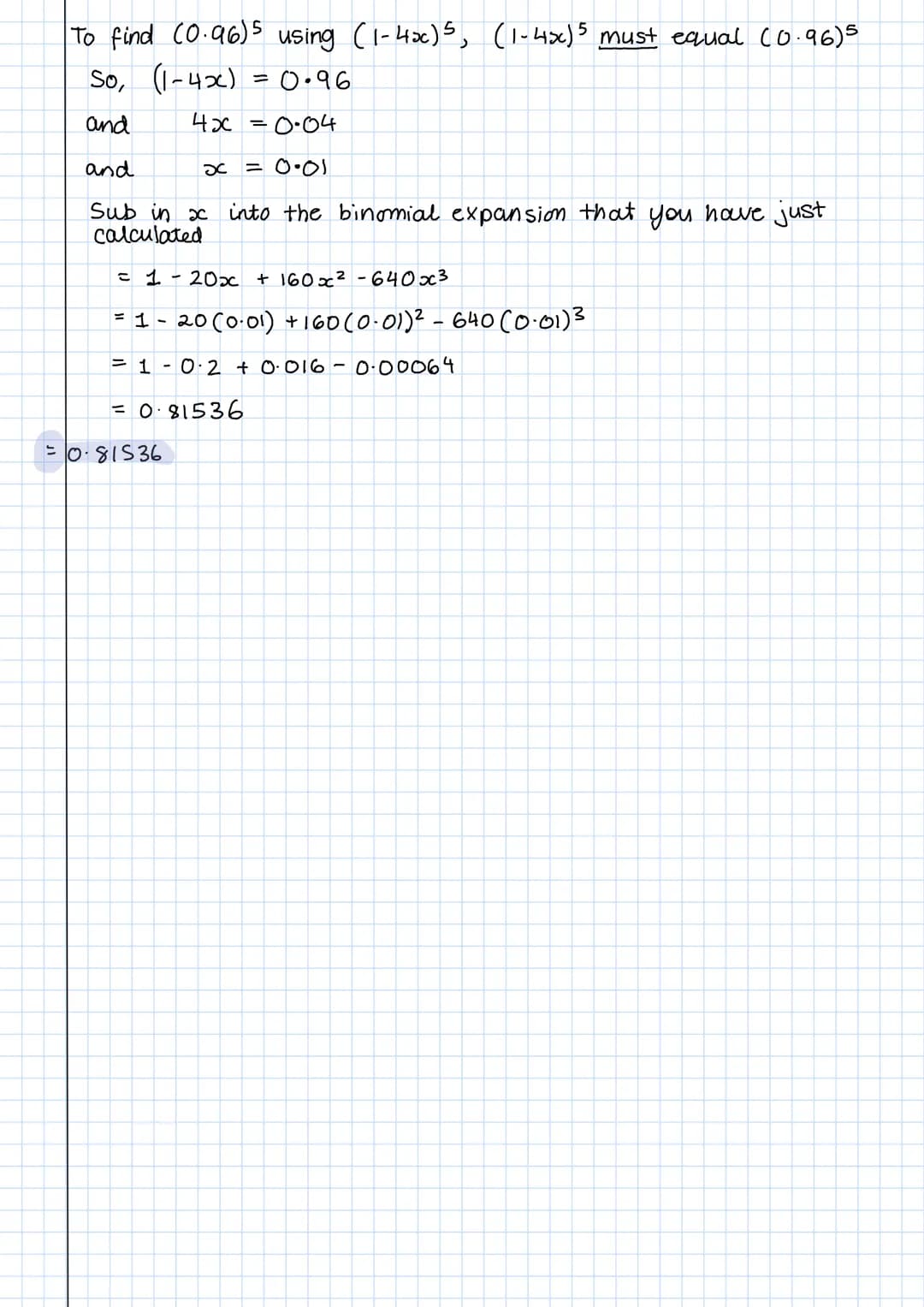 <h2>Binomial Expansion Examples and Practice Questions PDF</h2>
<p>(5) Find the full expansion of:</p>
<p>@(2+x)^4</p>
<h3>Step 1: Write the