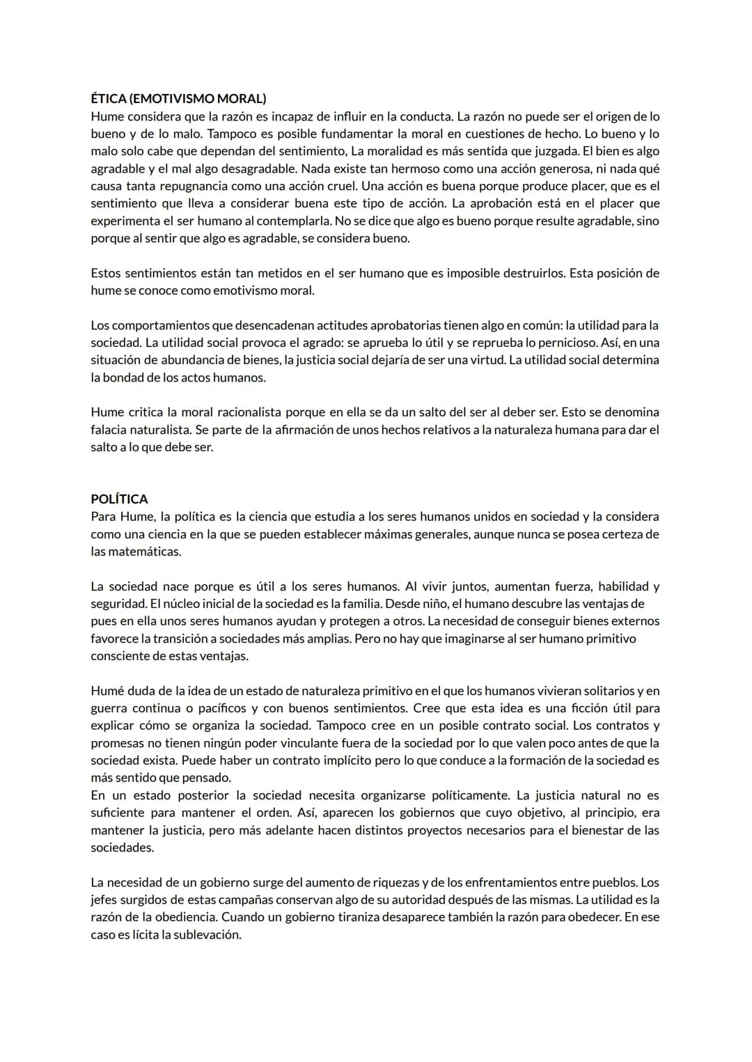 # HUME
EL CONOCIMIENTO
Para Hume todos nuestros contenidos mentales son percepciones y todas las percepciones provienen de
la experiencia