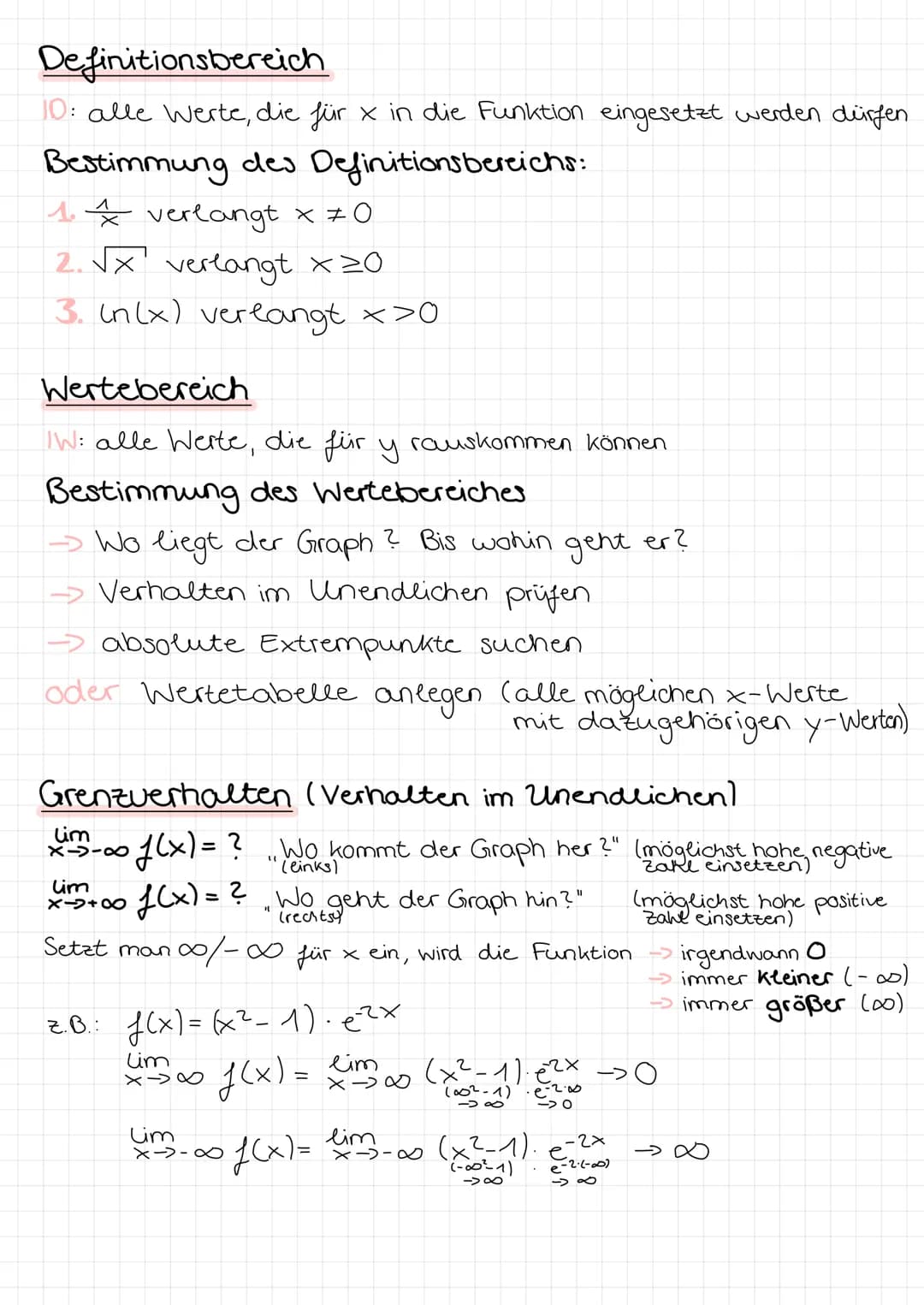 # analysis
FUNKTIONEN
Lineare Funktionen
$f(x)= mx + b$
↑
↑
Steigung y-Achsenabschnitt
Quadratische Funktionen
$f(x) = ax² + bx + c$
↑