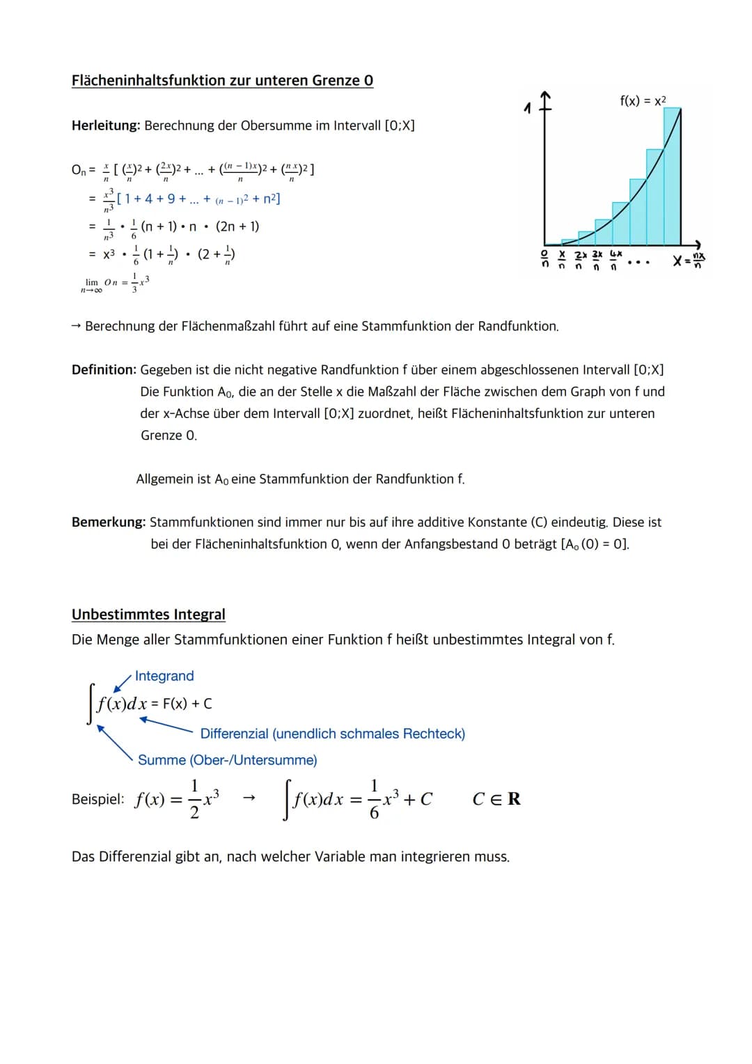 # Abiturerlass Mathematik
Q1 - erhöhtes Niveau (Leistungskurs)
* Q1.1 Einführung in die Integralrechnung
* Bedeutung des Integrals