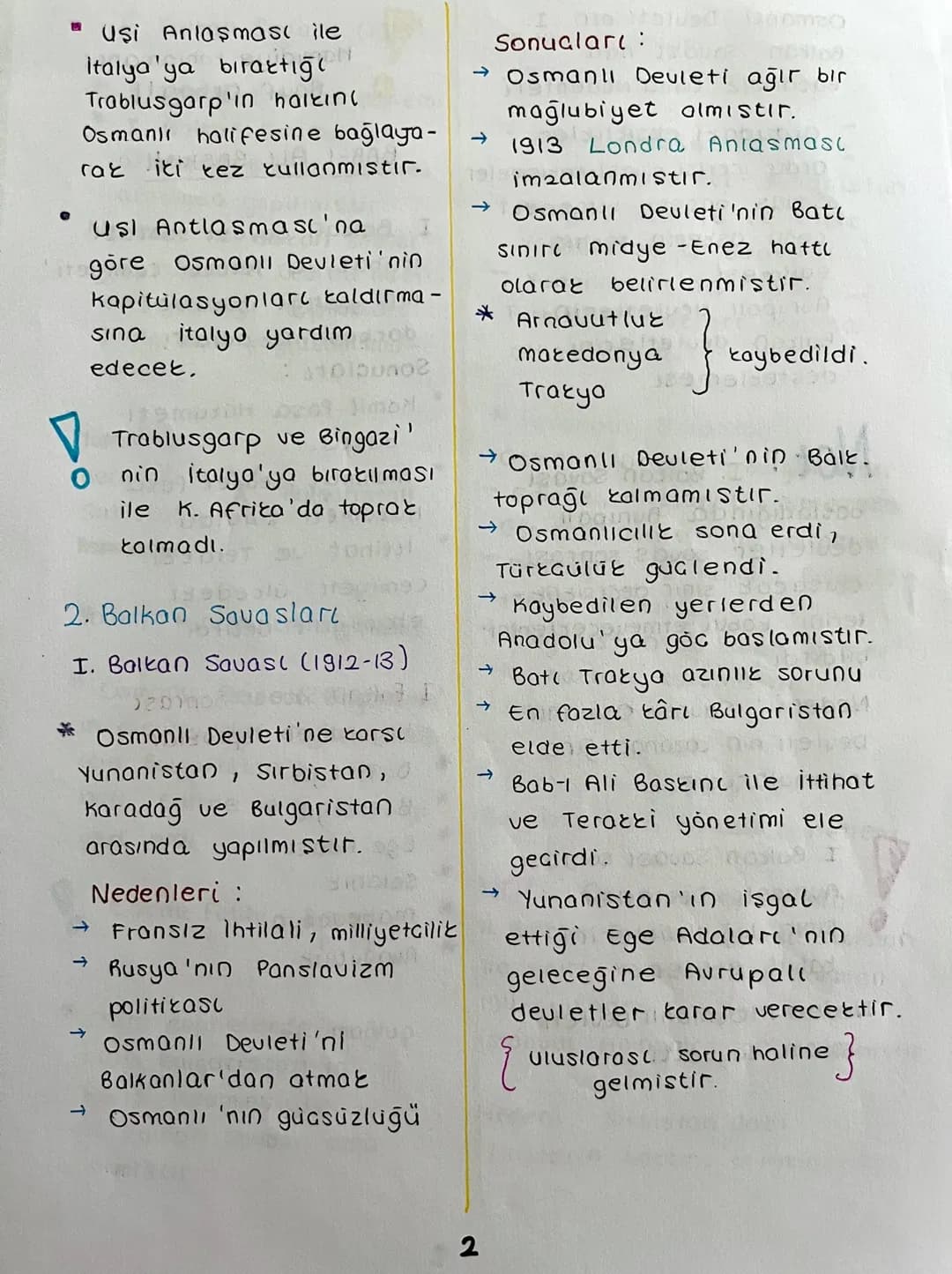 # İNKILAP TARİHİ
20. Yüzyıl Baslarında Osmanlı
Devleti
1. Trablusgarp Savası
Nedenleri :
* Bölgenin İtalya'ya yakınlığı
* Bölgenin O