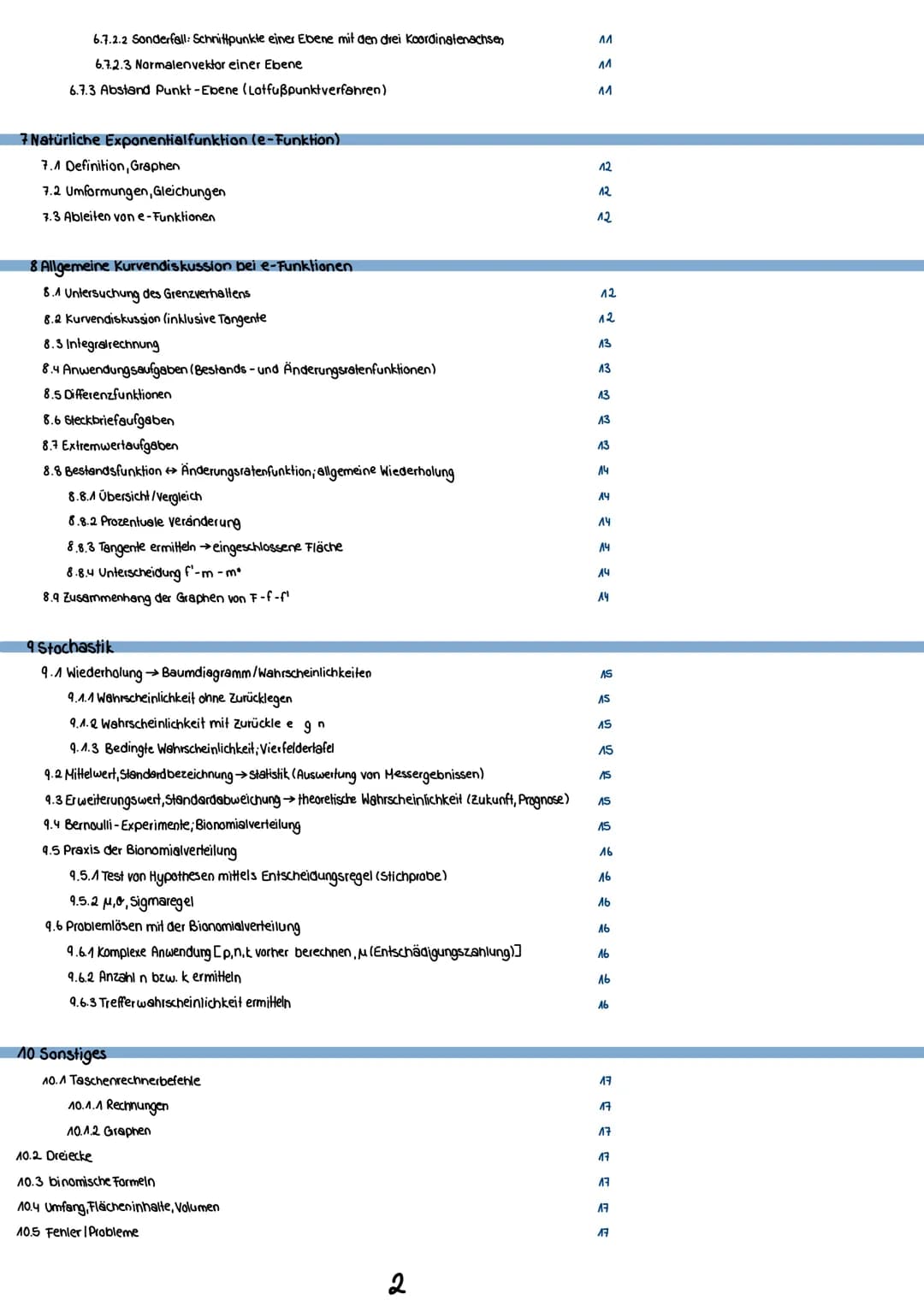 # Mathematik
1 Kurvendiskussion
1.1 Nullstellen
1.2 Extrempunkte
1.3 Verschiedenes
1.4 Wendepunkte
1.5 Tangente
1.6 Bedeutung der Wen