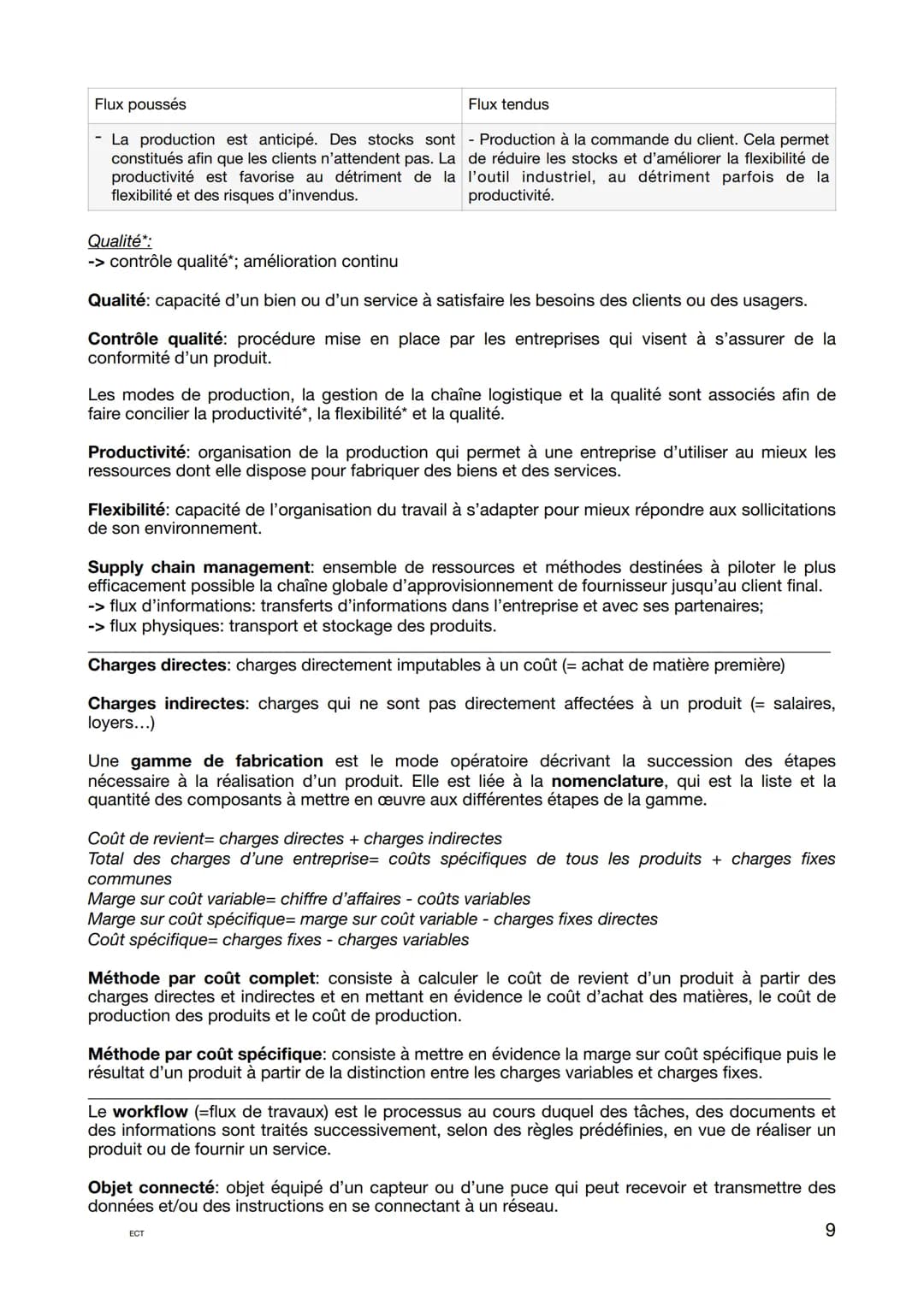 Fiche révision générale
Programme 1ère
LA CARACTÉRISTISATION
1- les entreprises
| Type d'entreprise | |
| ----------- | ----------- |
|