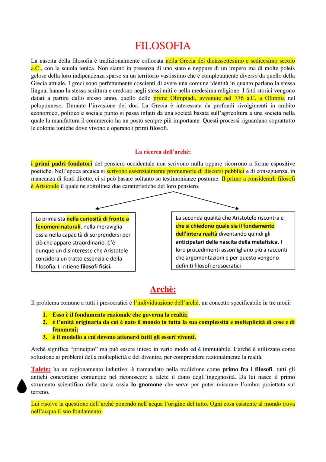 # FILOSOFIA
La nascita della filosofia è tradizionalmente collocata nella Grecia del diciassettesimo e sedicesimo secolo
a.C., con la scuol