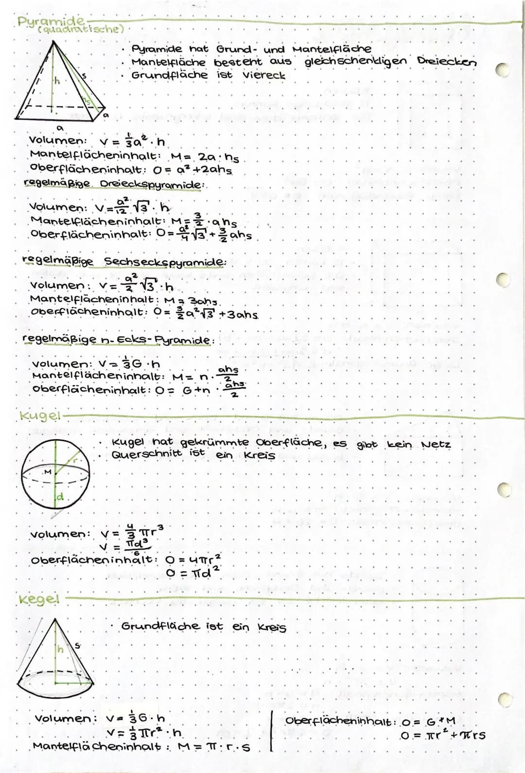 # Körper
Würfel
e
* 8 Ecken
* 12 gleichlange Kanten..
* Die Seitenflächen sind 6 kongruente Quadrate
Volumen: V=a³
Oberflächeninha