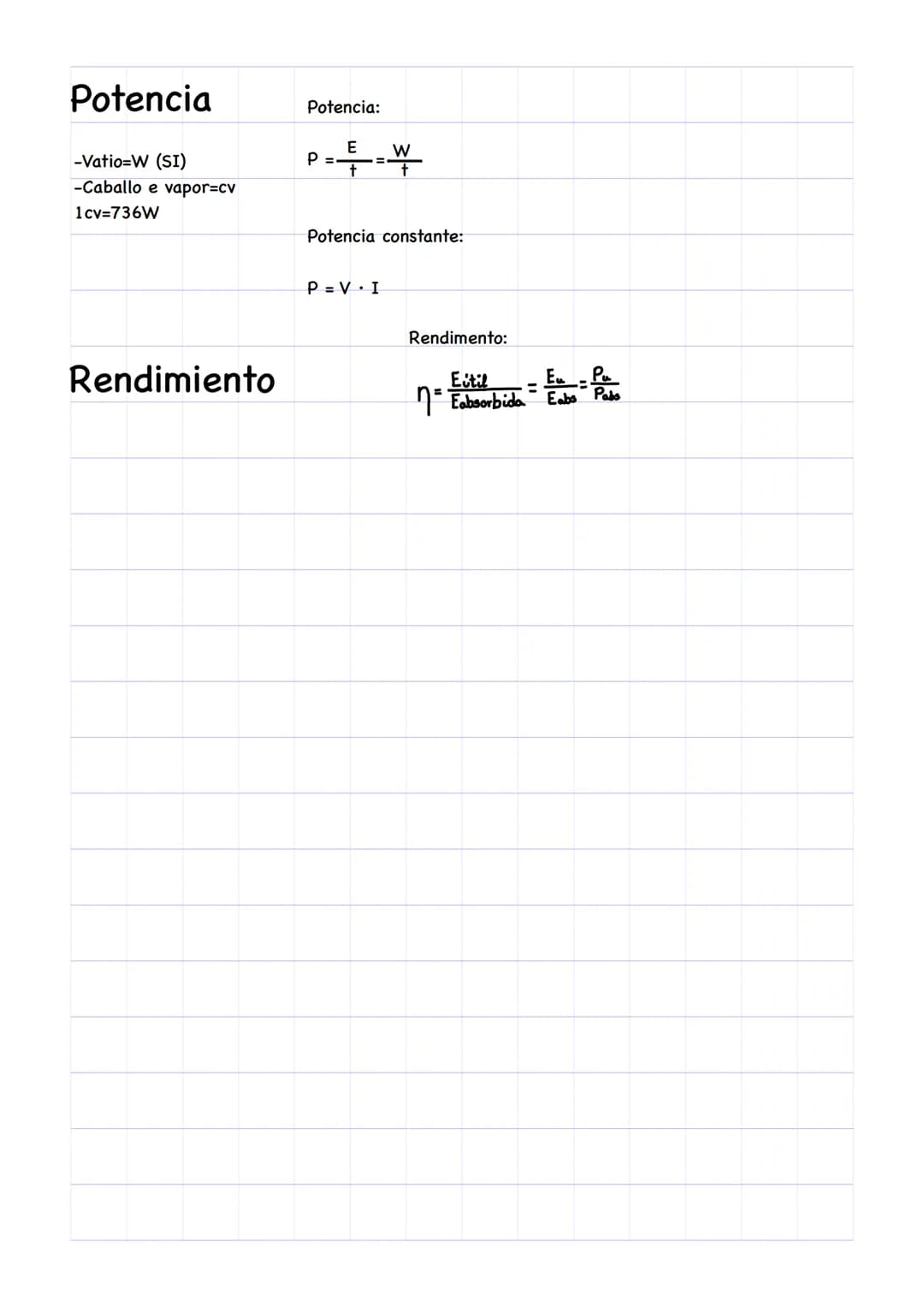 Sistema de unidades
| | fórmula | SI | ST |
| ----------------- | ------- | ----- | ----- |
| Espacio / longitud |