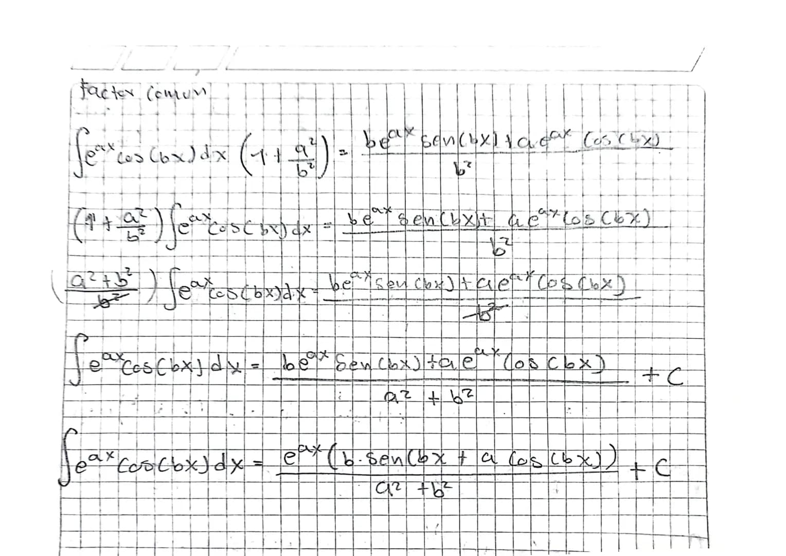 $\int x^2 (x^3+5)^9 dx = \frac{1}{30} (x^3+5)^{10} + C$
Integracicin Por Partes.
$\int u dv = uv - \int v du$
$\downarrow$ $\downarrow$