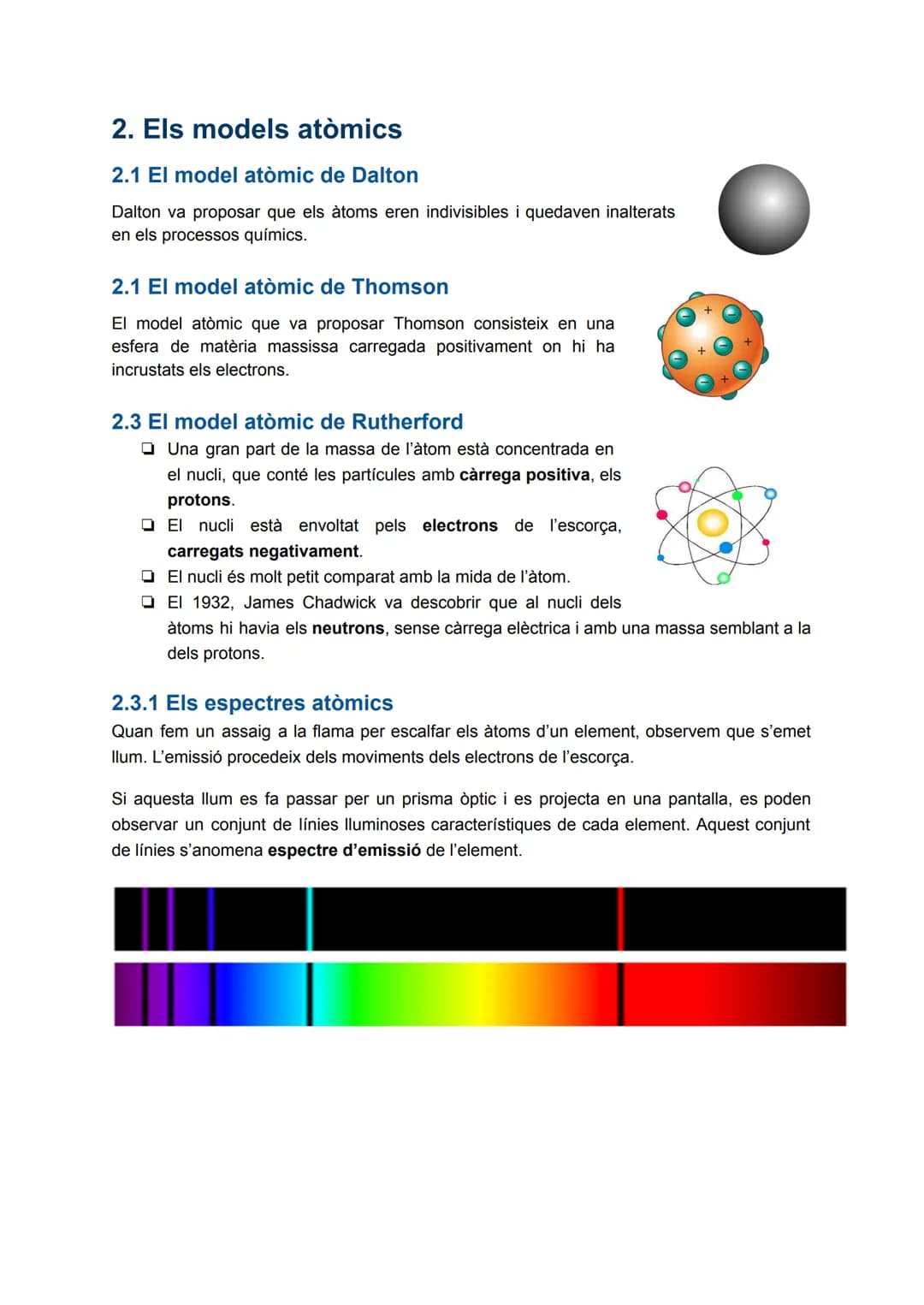 # TEMA 9. Els àtoms i els seus enllaços
1. Els àtoms per dins
1.1 Quin tipus de canvi té lloc en els fenòmens radioactius?
A finals del s