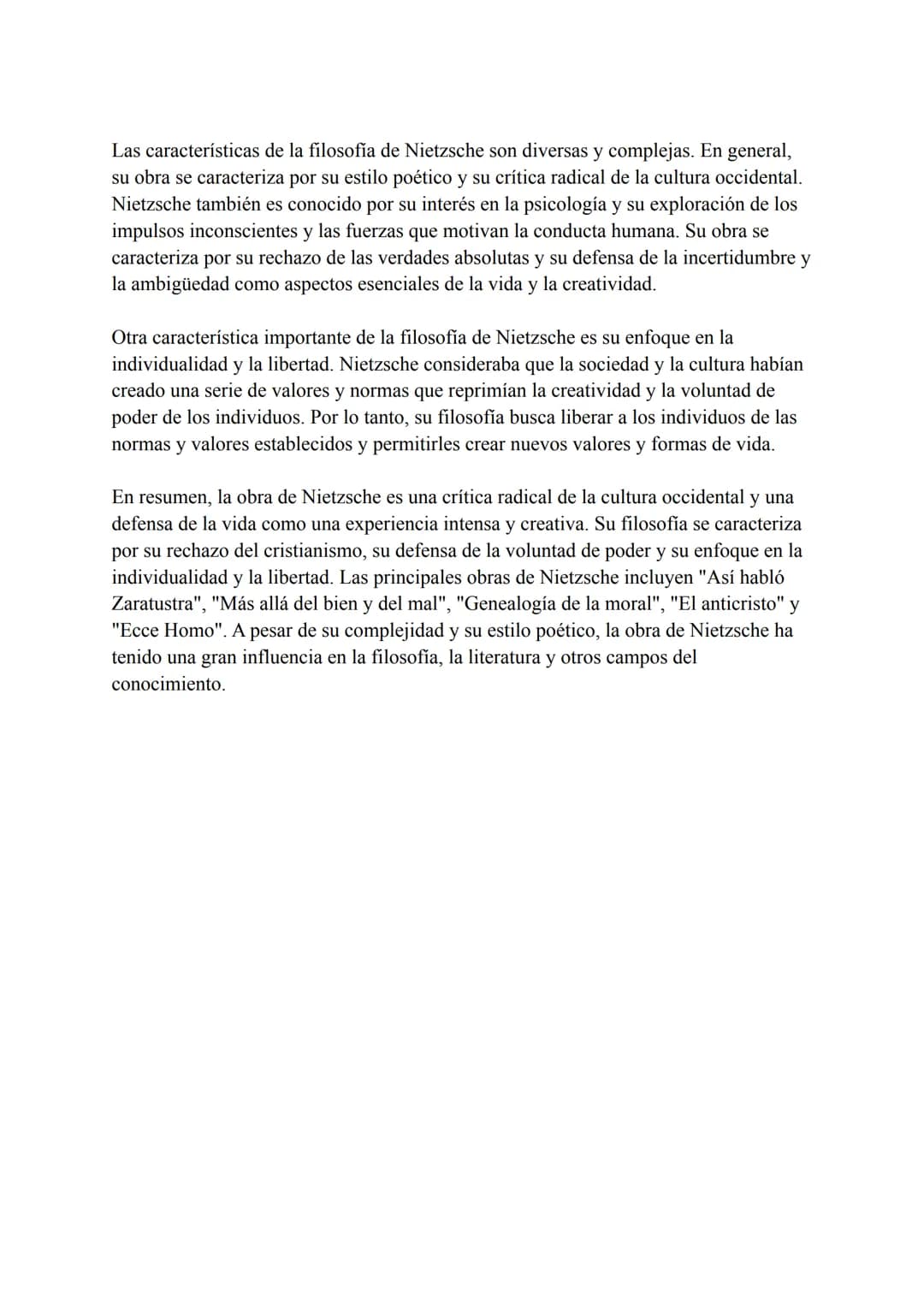 # FRIEDRICH NIETZSCHE
Friedrich Nietzsche (1844-1900) es uno de los filósofos más influyentes del siglo
XIX, y su obra ha tenido una gran i