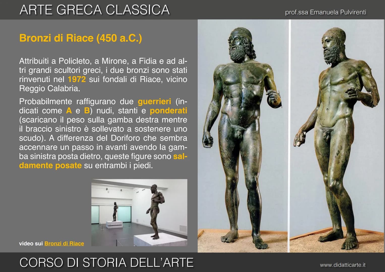 prof.ssa Emanuela Pulvirenti
5c. ARTE GRECA CLASSICA
CORSO DI STORIA DELL'ARTE
www.didatticarte.it # ARTE GRECA CLASSICA
# L'ETÀ CLASSIC
