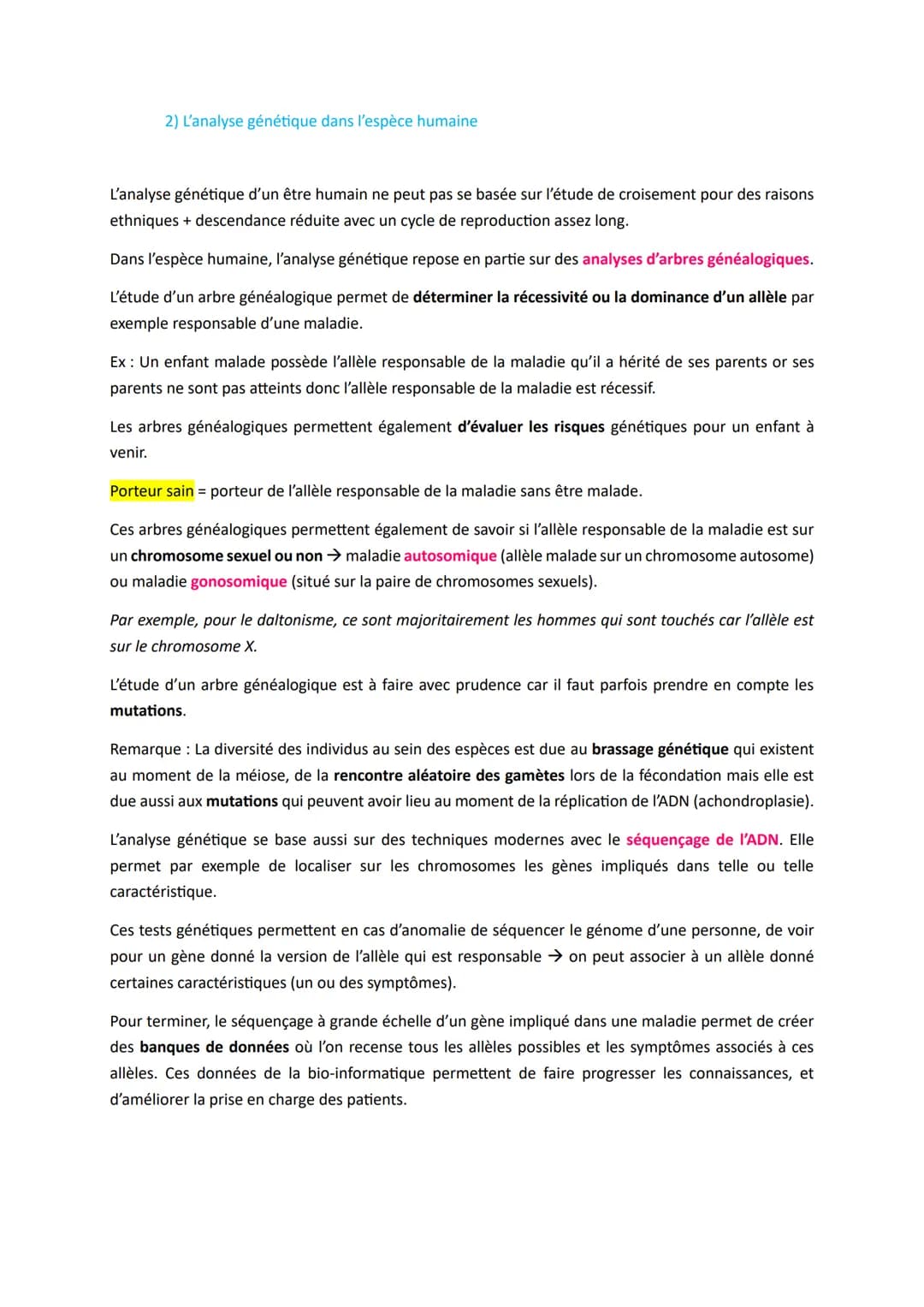 # L'origine du génotype des individus
Comment la reproduction sexuée forme-t-elle des génomes individuels et contribue-t-elle à la
diversif