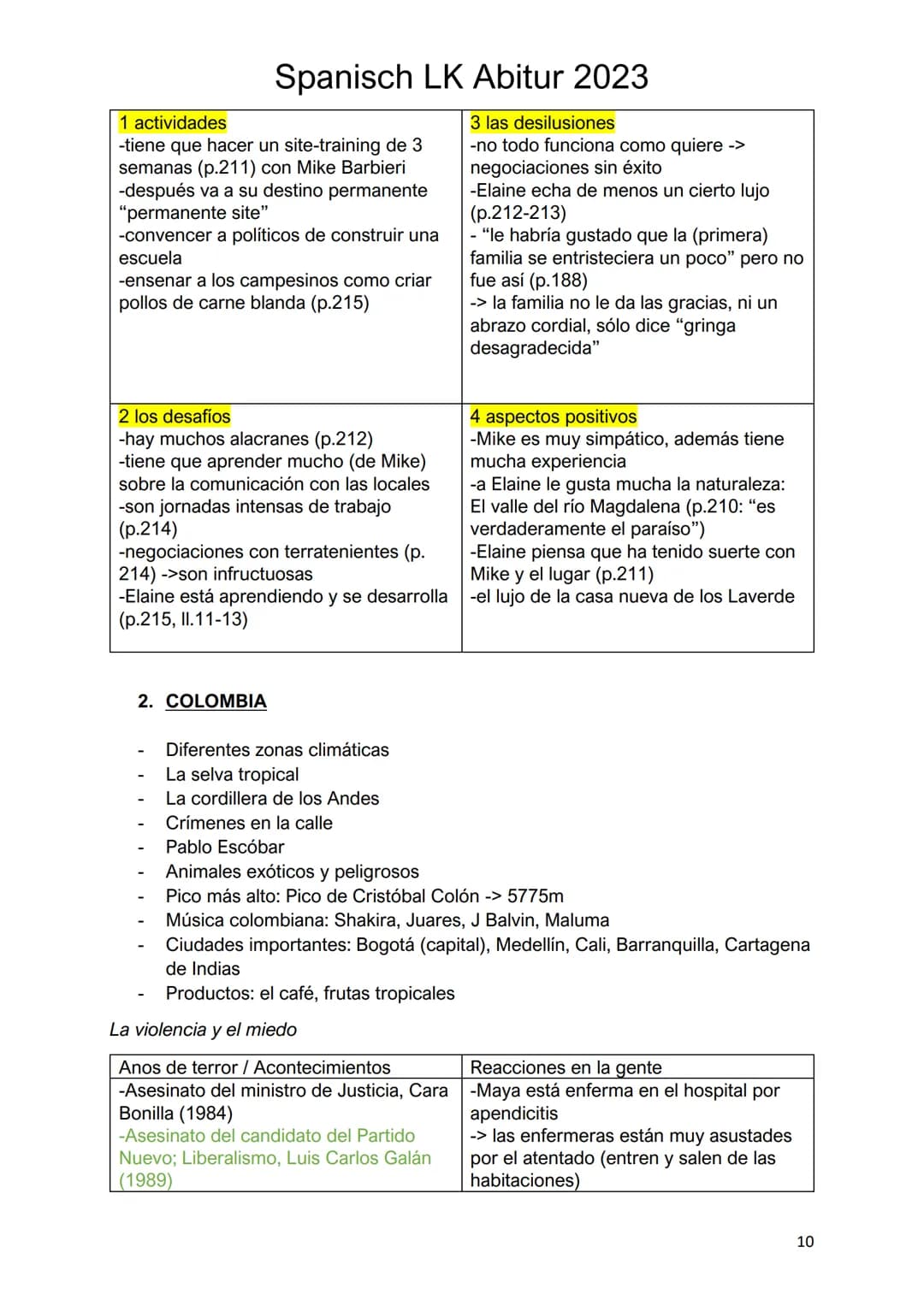 # Spanisch LK Abitur 2023
1. El ruido de las cosas al caer - Juan Gabriel Vásquez (BUCH)
Los temas de la novela:
- La criminalidad, espe