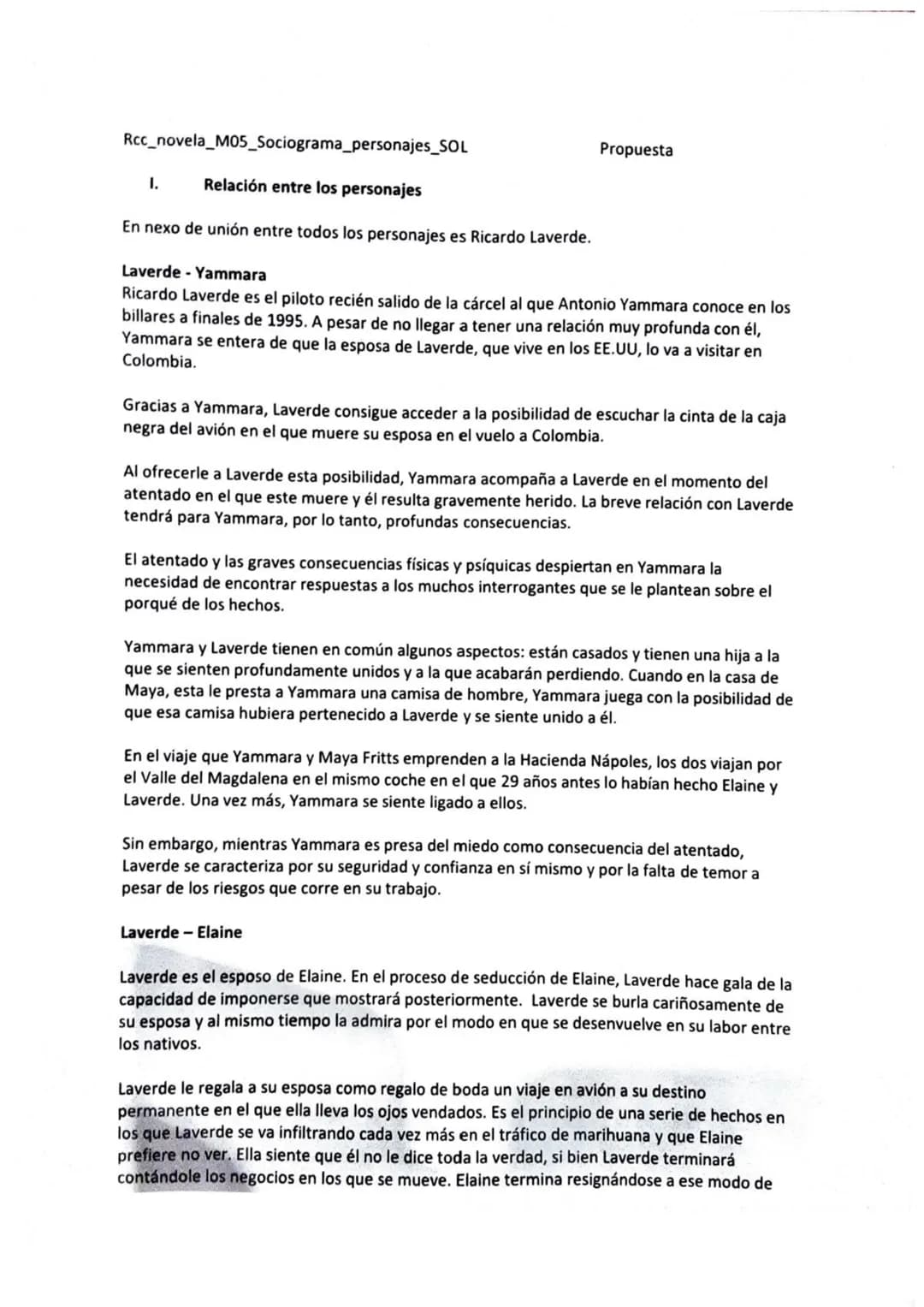 # Spanisch LK Abitur 2023
1. El ruido de las cosas al caer - Juan Gabriel Vásquez (BUCH)
Los temas de la novela:
- La criminalidad, espe