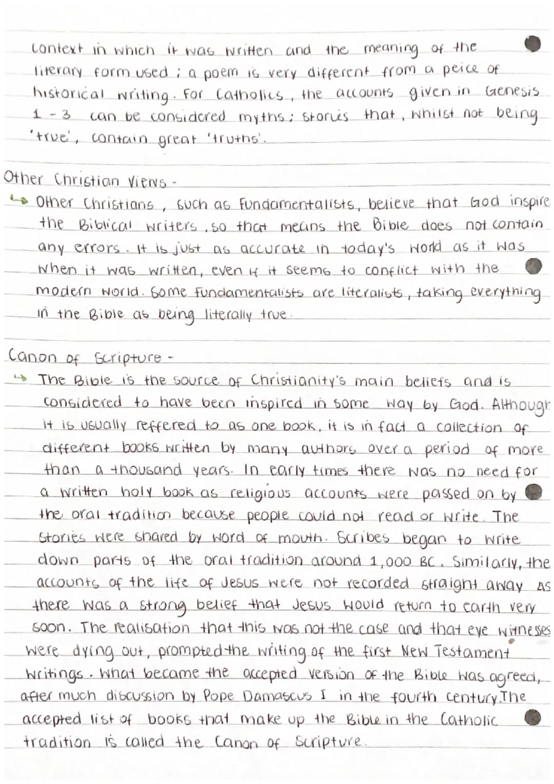 # The Bible
How the Bible is structured
$
rightarrow$ The Bibie is divided into two large sections called the old and
New testament. The w