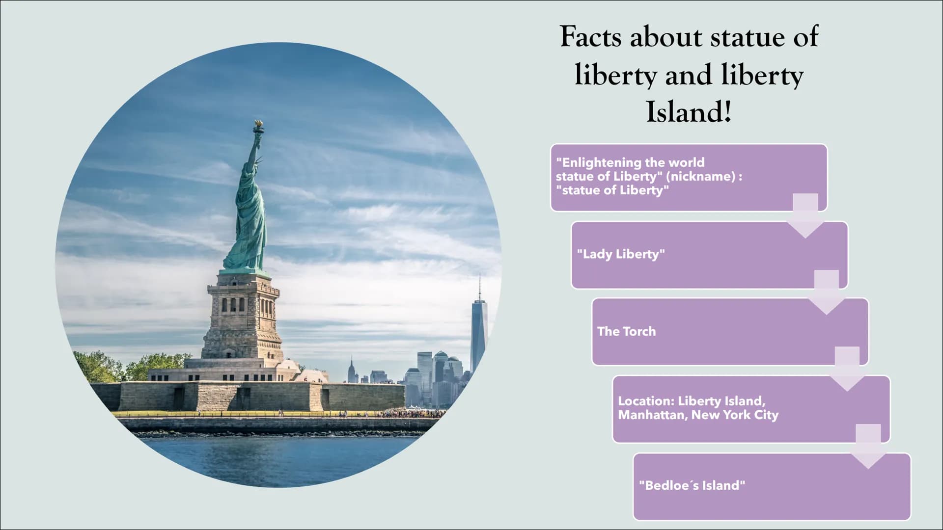 # Immigration
Statue of Liberty
and Liberty Island
Presented by Al Massalmeh Btoul # Structur:
1. What is the statue of liberty and libe